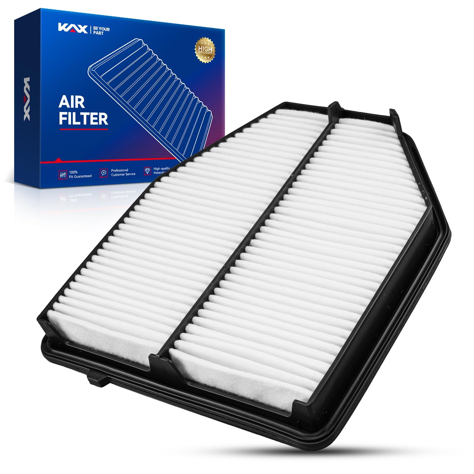 KAX Engine Air Filter, CA12089 Replacement for Acura ILX 2016 2017 2018 2019 2022, Advanced Air Filter Media, Increased Accelera
