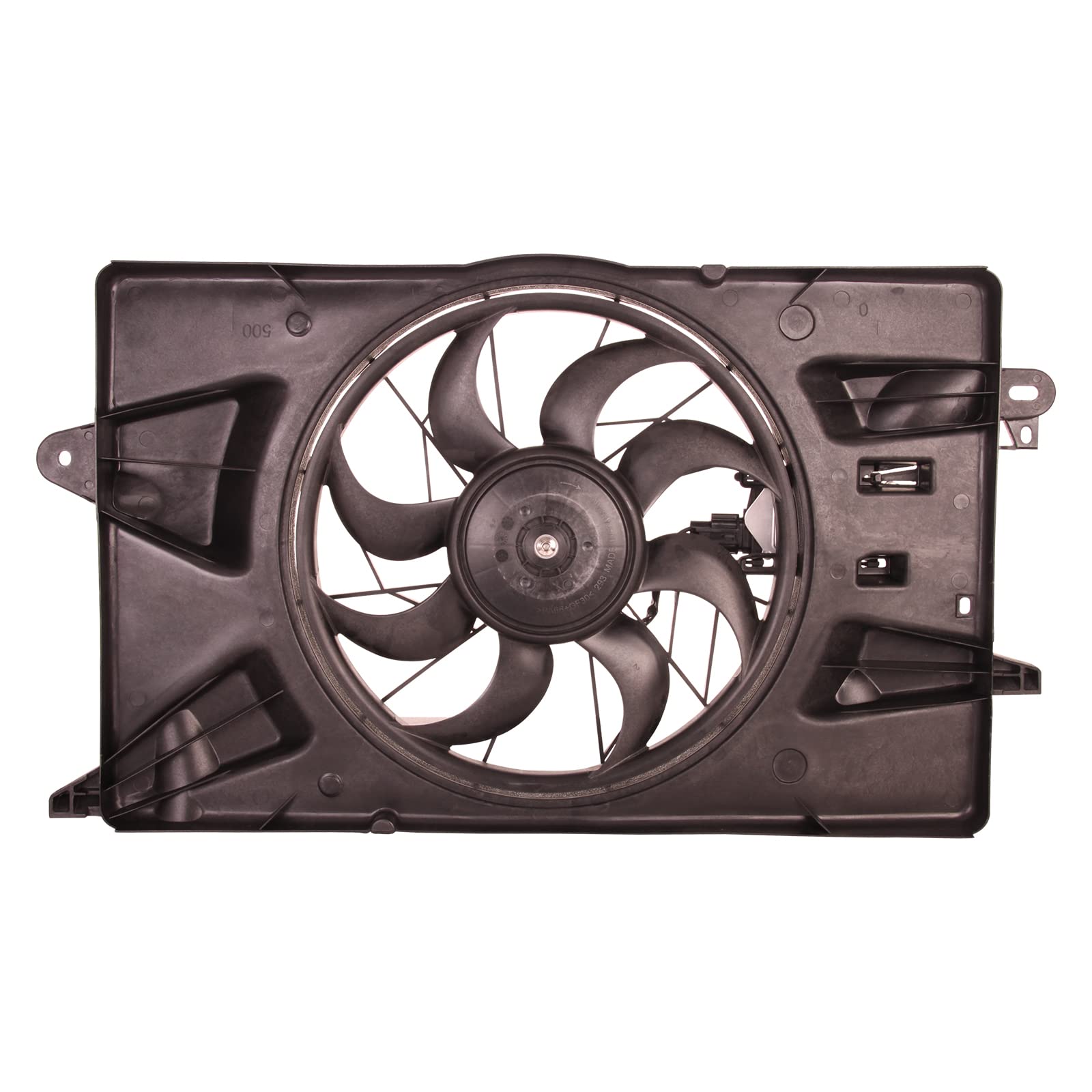 TYG OE Replacement(CAPA Quality) Cooling Fan Extra Silent for 2014-2020 Jeep Cherokee 2.4L for Single | OE No. 68197298AB | Part