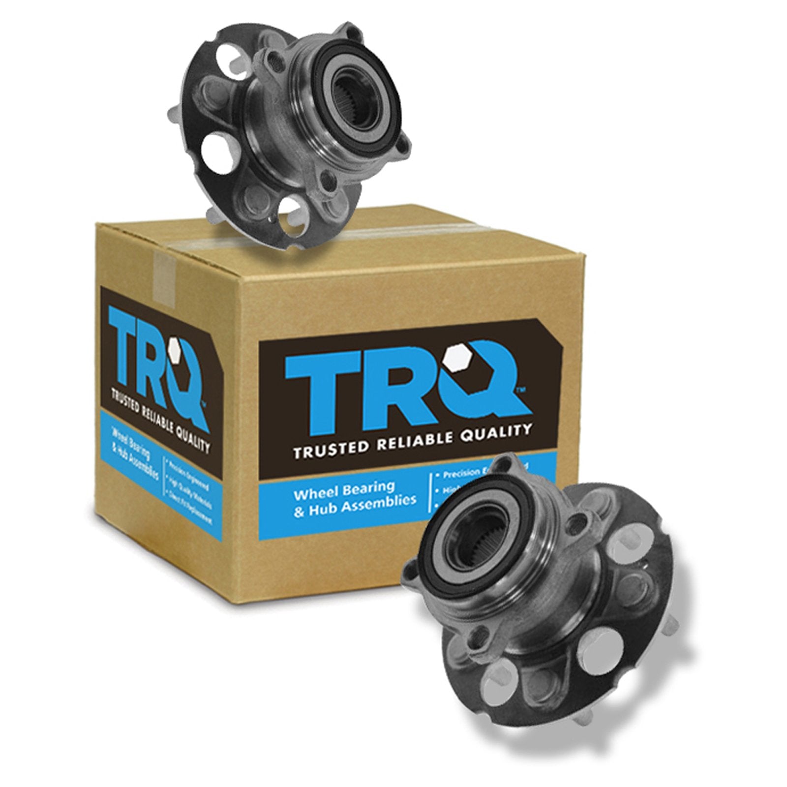 Trq Rear Wheel Hub Bearings Assembly Set Compatible With 2007-2018 Acura Rdx 2007-2011 Honda Cr-V