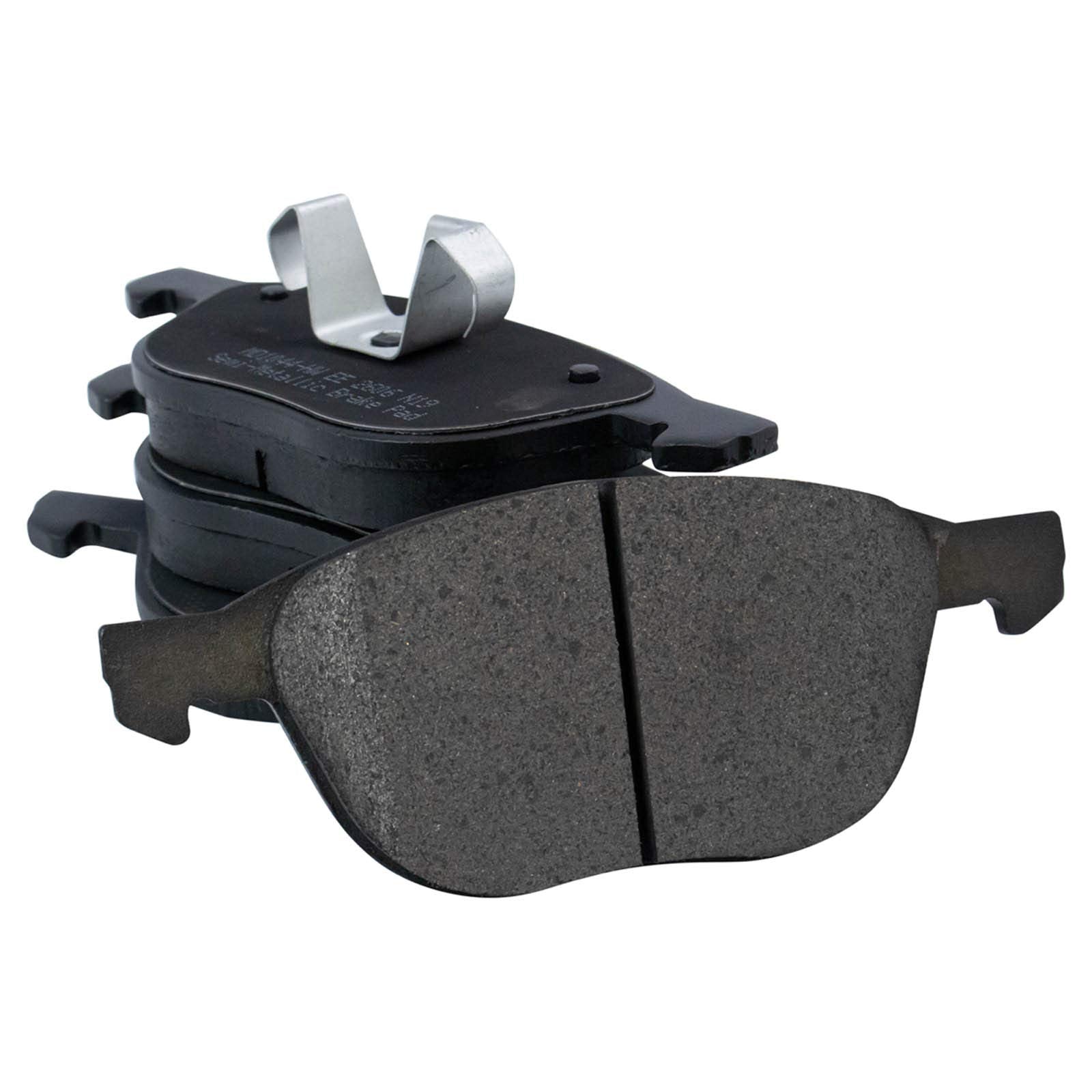 Trq Front Brake Pad & Rotor Kit Semi-Metallic Compatible With 2004-2013 Mazda 3 2006-2015 5