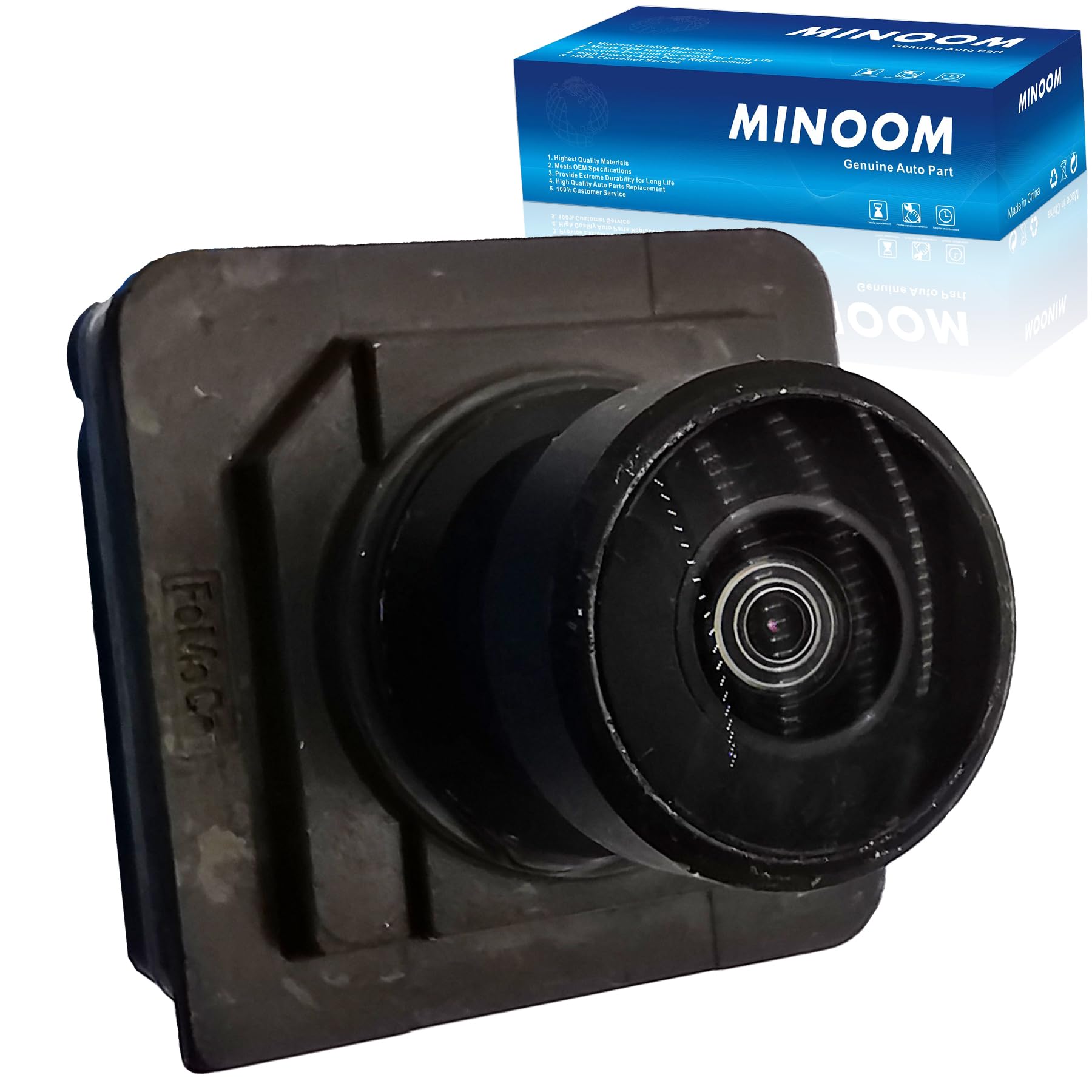 Minoom Lj8T-19G490-Bc Front View Backup Parking Assist Camera Replacement For Ford F-150 Mustang Mach-E 2021-2022 Part No.#Lj8T1