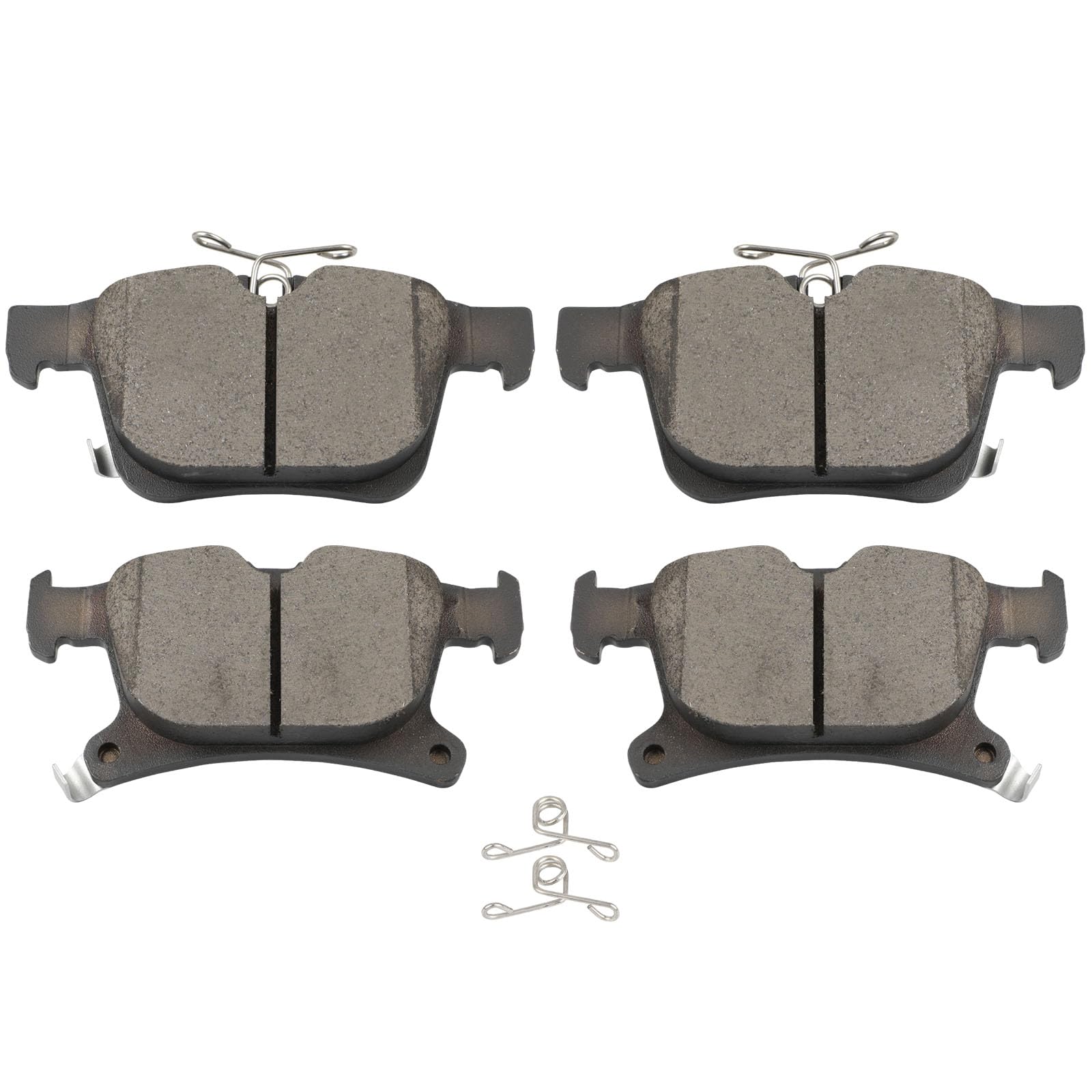 Scitoo D1901 Ceramic Brake Pads Sets - Rear W/Hardware, Replaces Chrysler Grand Caravan 2021-2023, Pacifica 2017-2023, Voyager 2