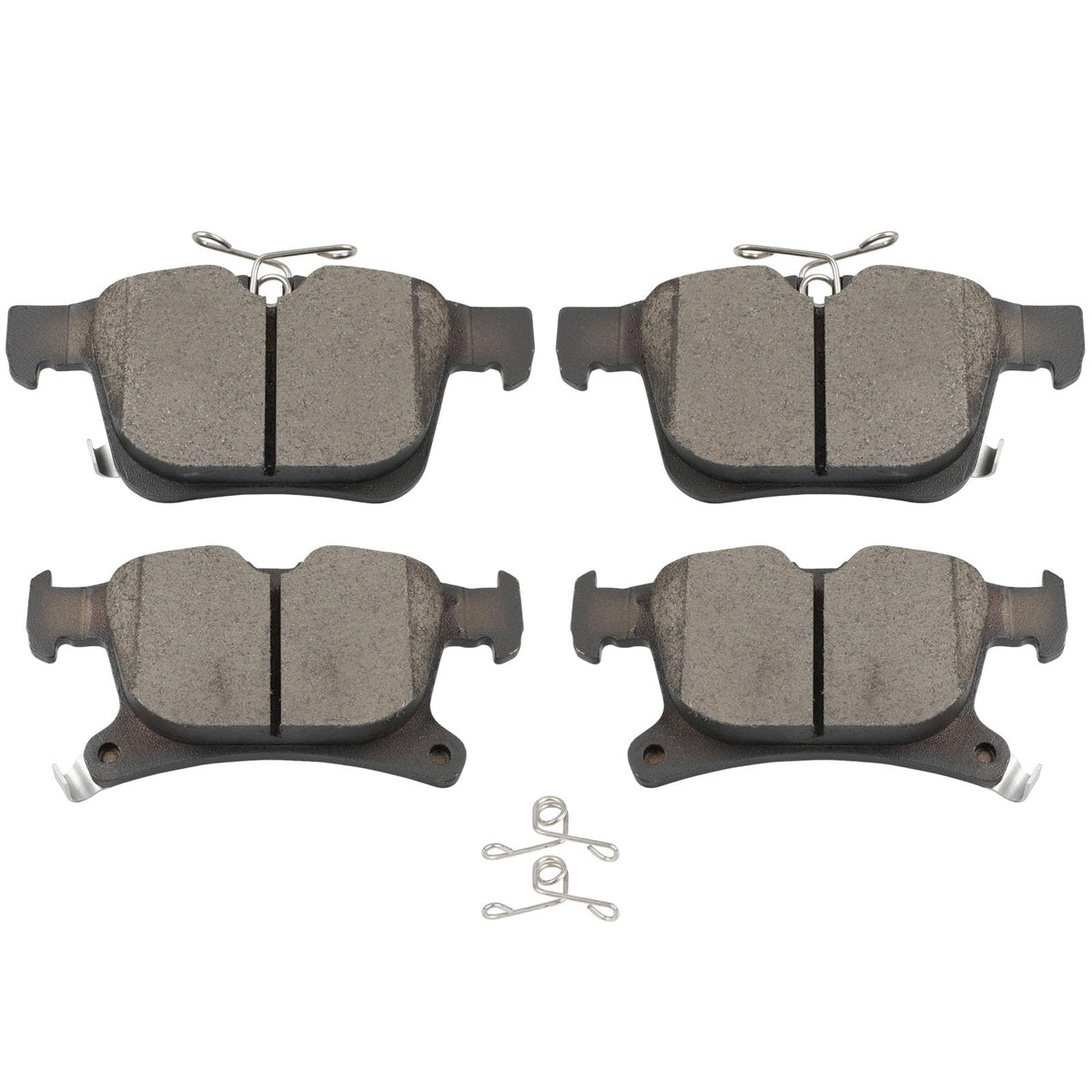 Scitoo D1901 Ceramic Brake Pads Sets - Rear W/Hardware, Replaces Chrysler Grand Caravan 2021-2023, Pacifica 2017-2023, Voyager 2