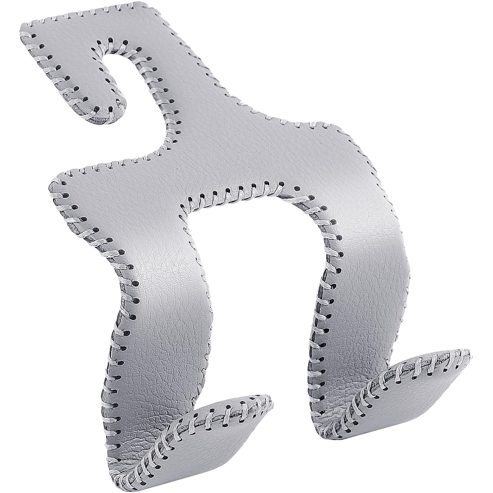 Tisohugo Upgraded Headrest Hooks For Purses And Bags, 2 In 1 Car Back Seat Head Rest Hanger Matching Cars Interior Genuine Leath