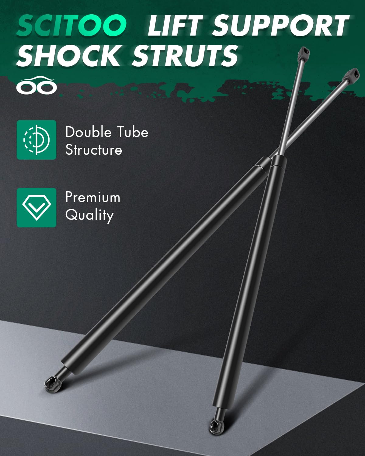 Scitoo Liftgate Lift Supports Replacement Struts Gas Springs Shocks Fit For Lexus Rx350 3.5L 2010-2015,For Lexus Rx450H 3.5L 201