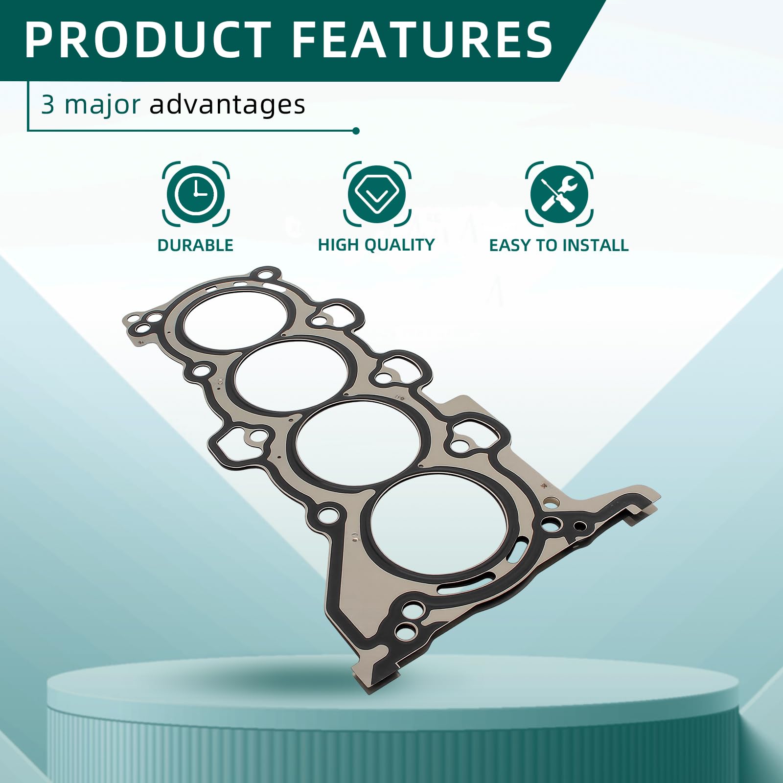 AUTOKAY 22311-2E100 Engine Cylinder Head Gasket Fits for Elantra Kona Forte 2.0L 17-20 223112E100