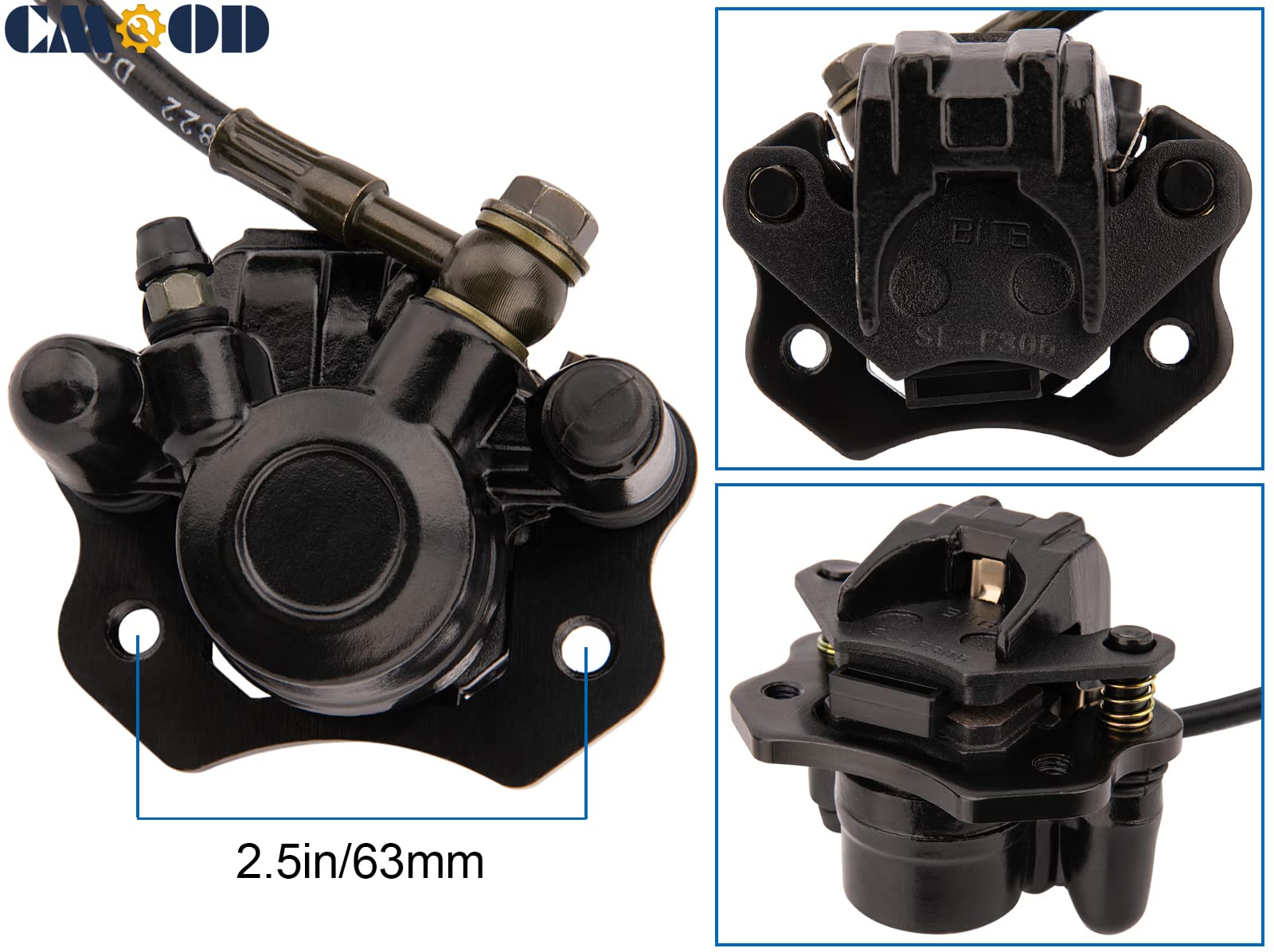 Rear Brake Master Cylinder Caliper For 50Cc 70Cc 90Cc 110Cc 125Cc Chinese Atv Taotao Quad Coolster 3050Hd Four Wheeler