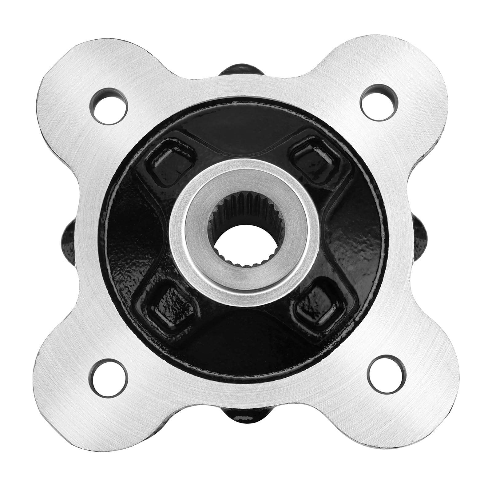 M Mati Rear Wheel Hub Machined Black For Polaris Ranger 900 1000 Diesel Hst 570-Full-Size Brutus Gem-Em1400 M1400-Gas Pro-Xd 5142964-067 5137431-067