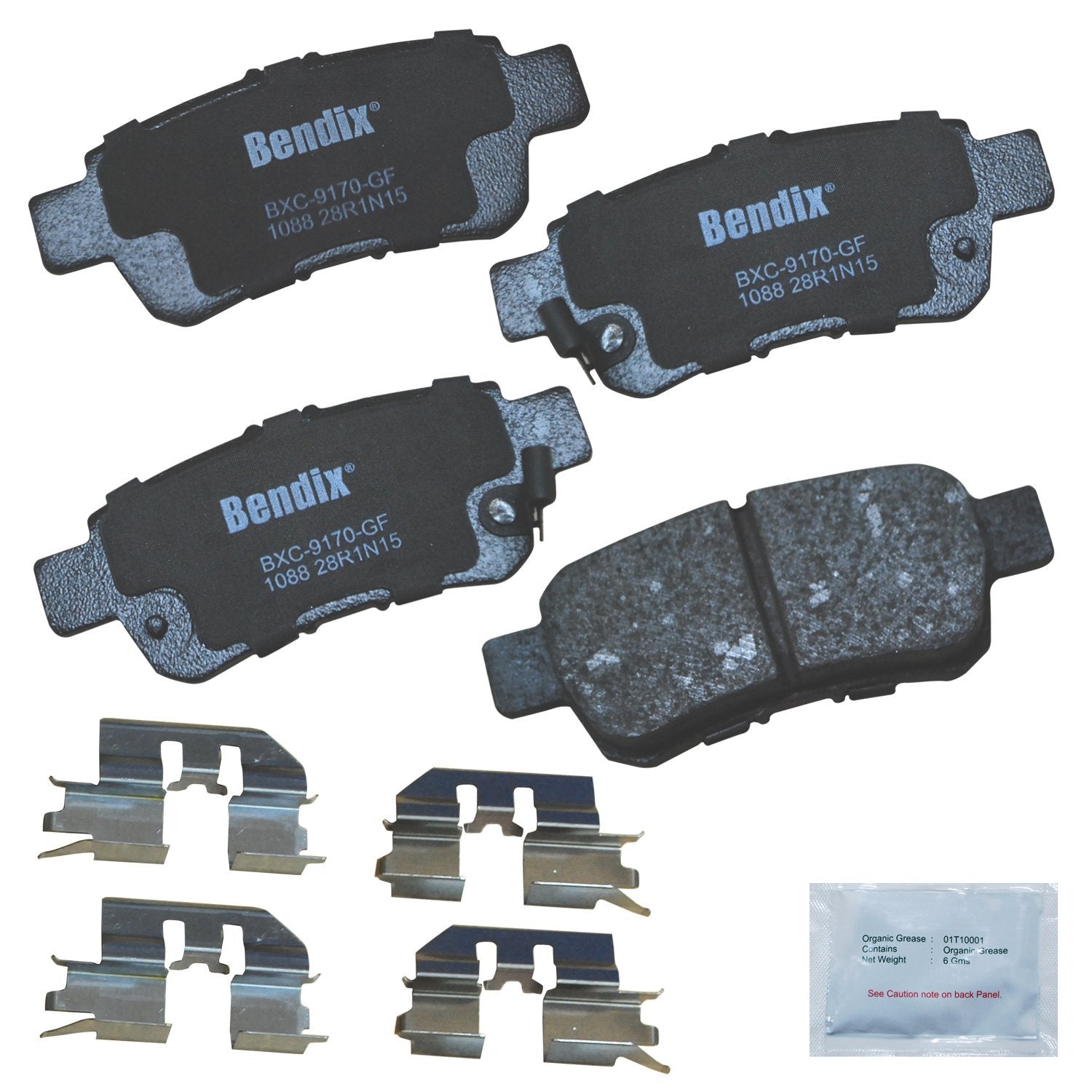 Bendix Priority1 Cfc1088 Ceramic Rear Brake Pads For Honda Odyssey 2010-2005