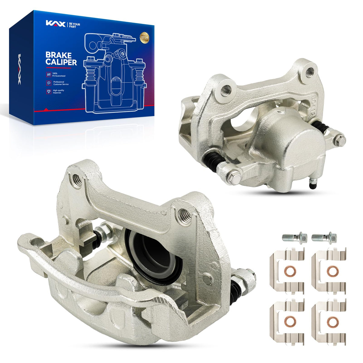 Kax Disc Brake Caliper Assembly Fit For Chevrolet/Gmc/Buick Models- 2010-2017 Equinox/Terrain, 2014-2020 Impala, 2010-2016 Lacro