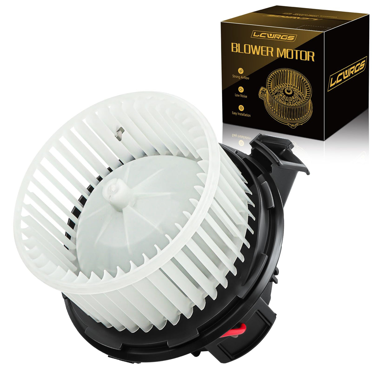 Front AC Blower Motor with Fan Fits for 2008 2009 2010 2011 Mercedes Benz C300 C350 C63 E350 E550 GLK350 HVAC Heater Blower Moto