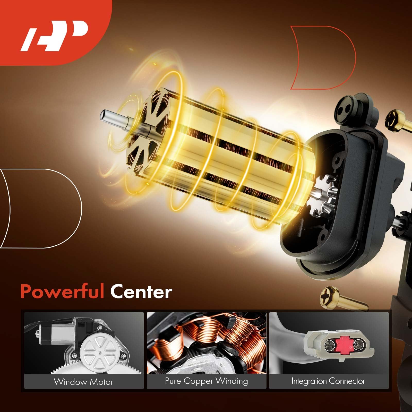 A-Premium Power Window Regulator With Motor Compatible With Ford Ranger 1993-2011 Front Driver Side