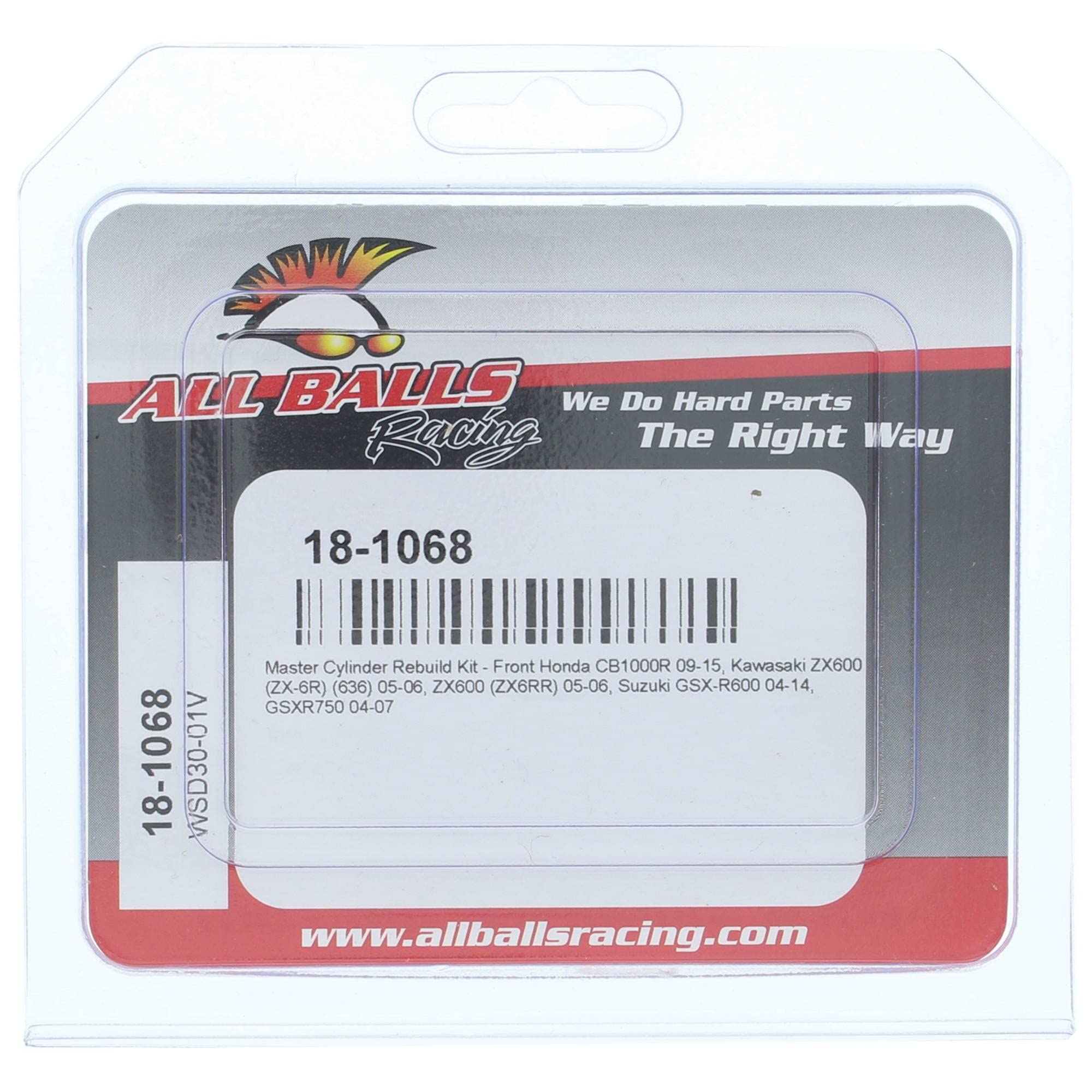 All Balls Master Cylinder Rebuild Kit 18-1068 For Kawasaki Zx 6R (Zx 636C) 2005 2006, Zx 6Rr (Zx 600N) 2005 2006