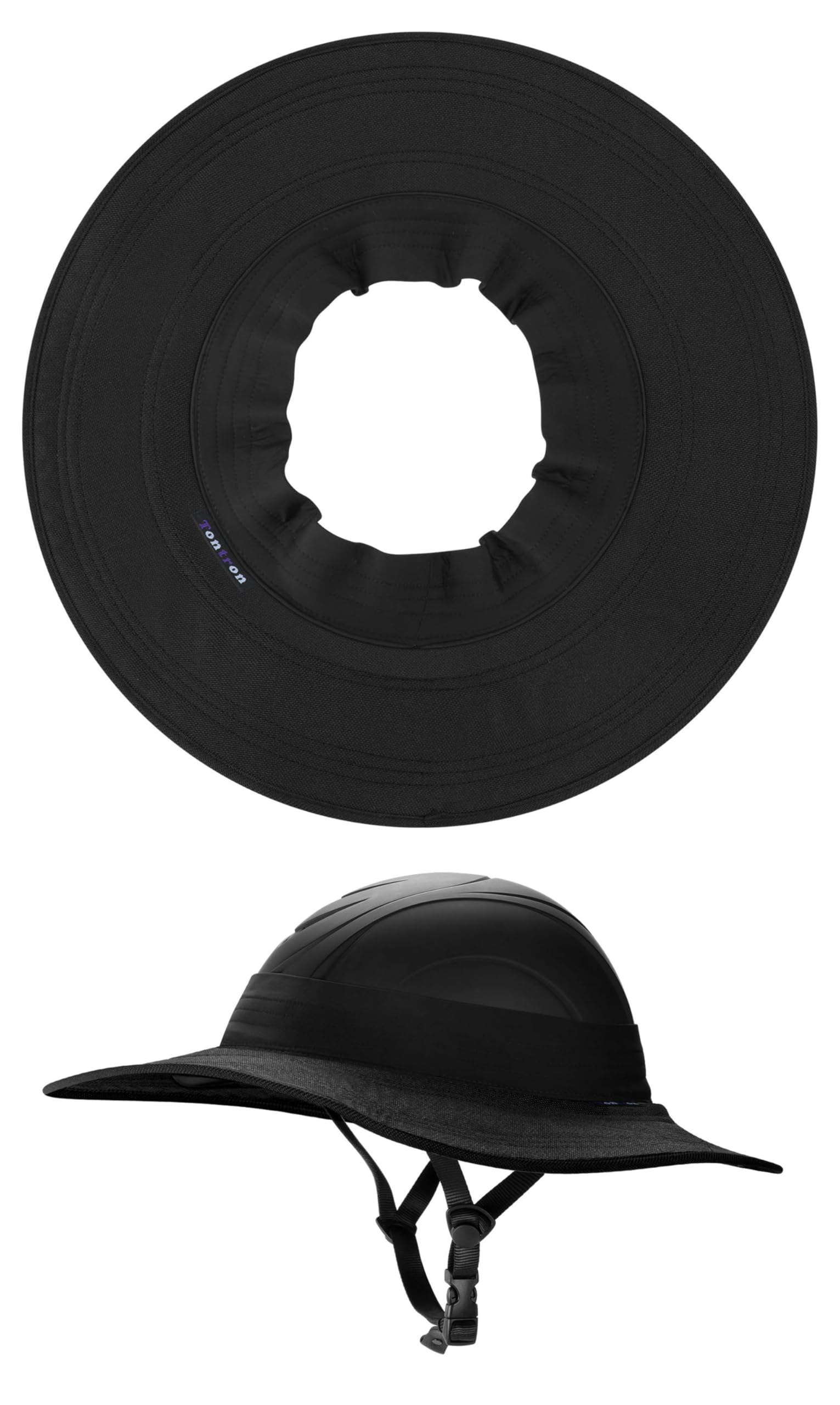 Tontron Helmet Visor |Helmet Sunshade (Black)