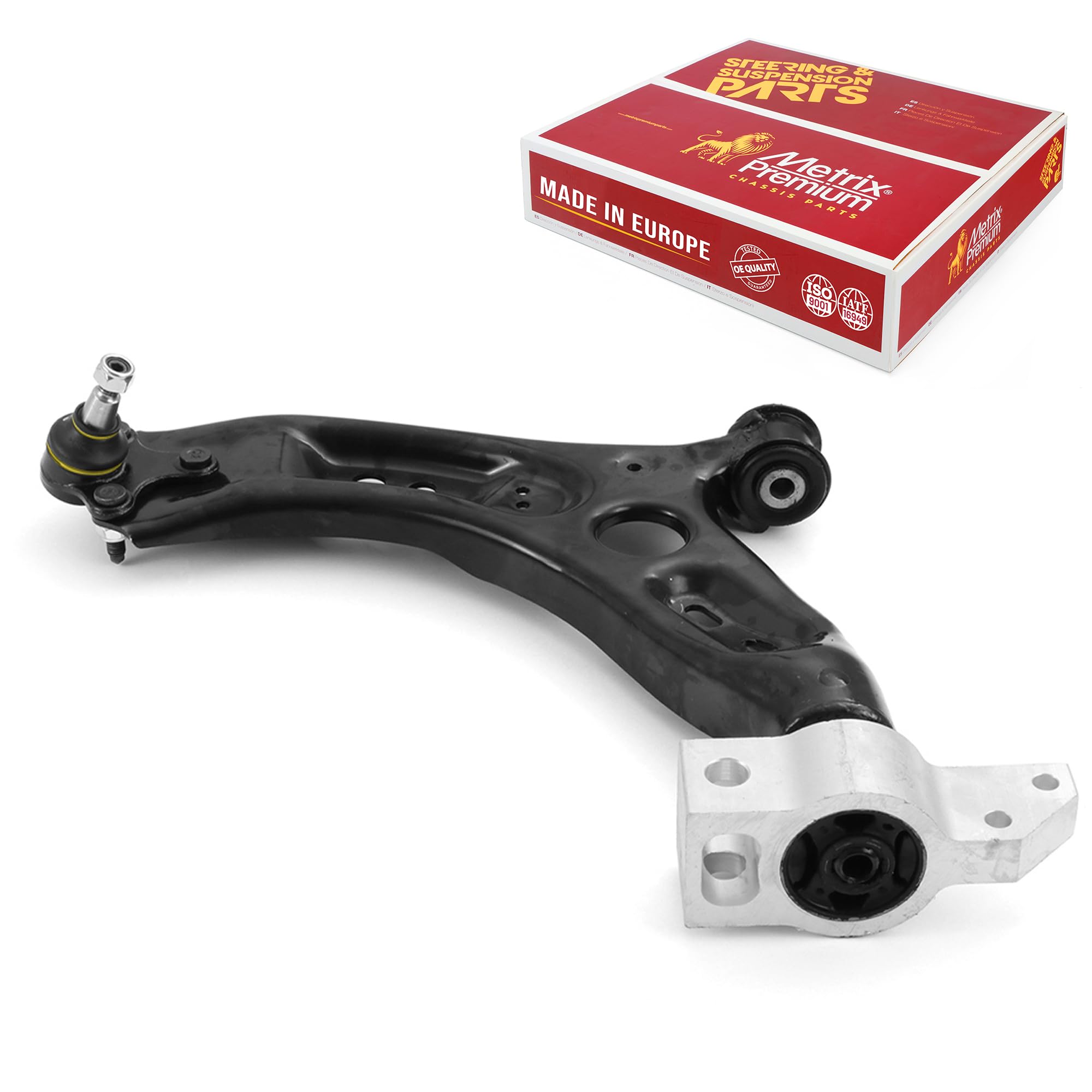 Metrix Premium Chassis Parts - Front Left Lower Control Arm W Ball Joint & Bushing Assembly Fits 2011-2017 Volkswagen Cc, 2011-1