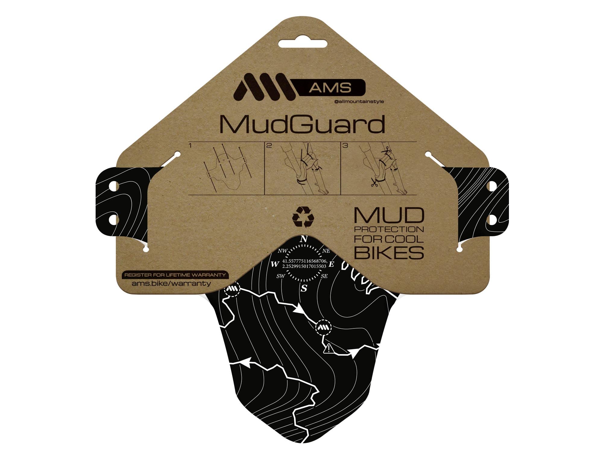Mtb Front Wheel Mud Guard - Lightweight & Durable Protection - Universal Fit - Protect Against Mud, Water Spray And More