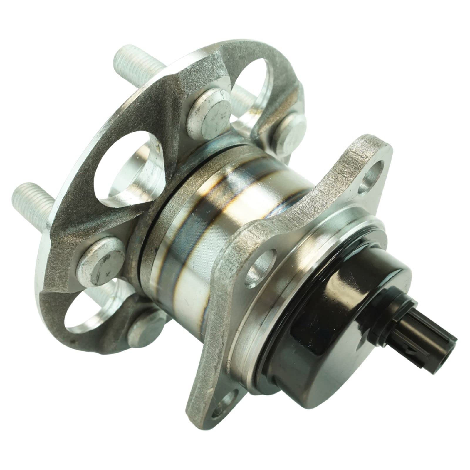 Trq Rear Left Right Wheel Hub Bearing Assembly Driver Passenger Side Compatible With 2010-2015 Toyota Prius 2012-2015 Prius Plug