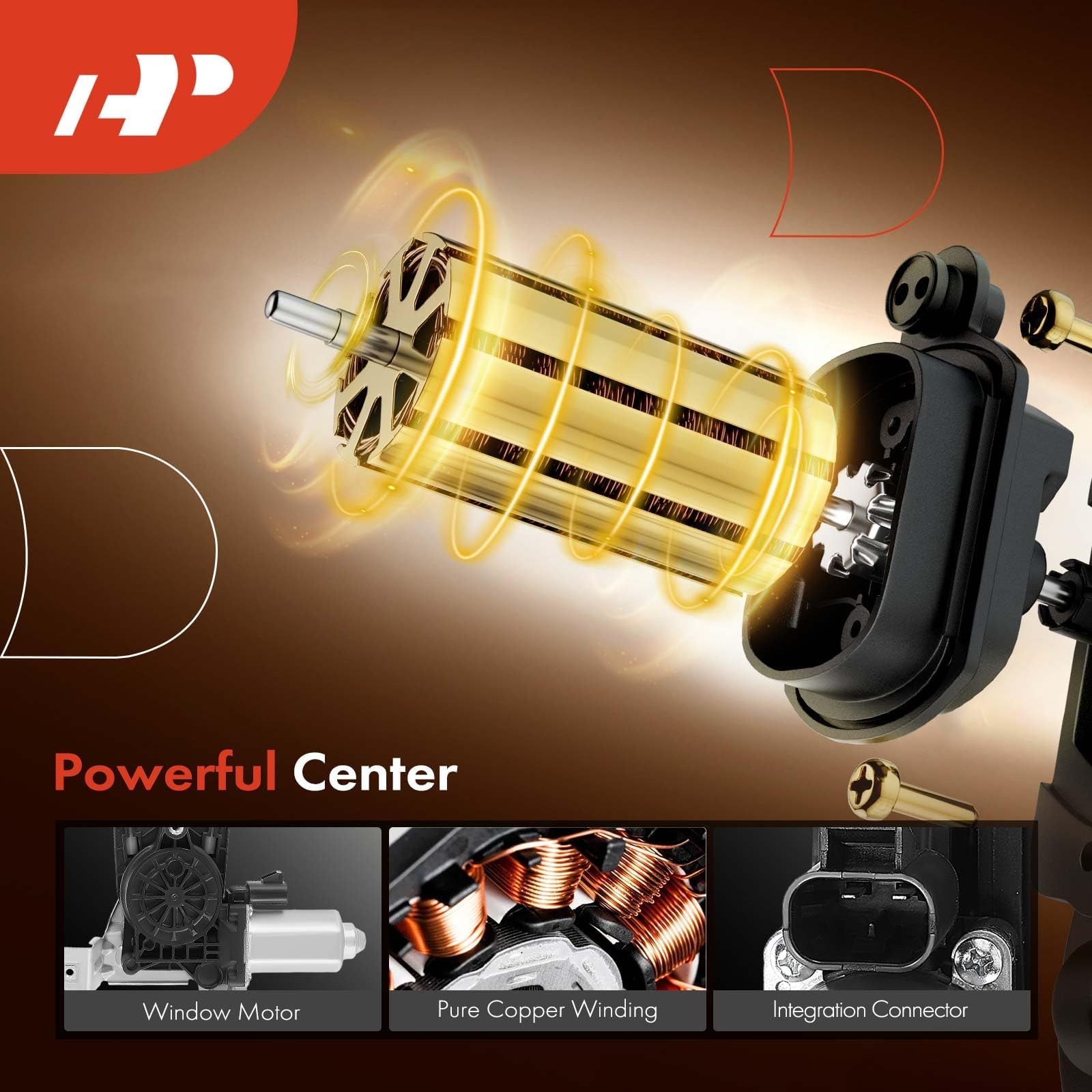 A-Premium Power Window Regulator And Motor Assembly Replacement For Chevrolet Tahoe Gmc Yukon 2000-2006 Cadillac Escalade 2002-2