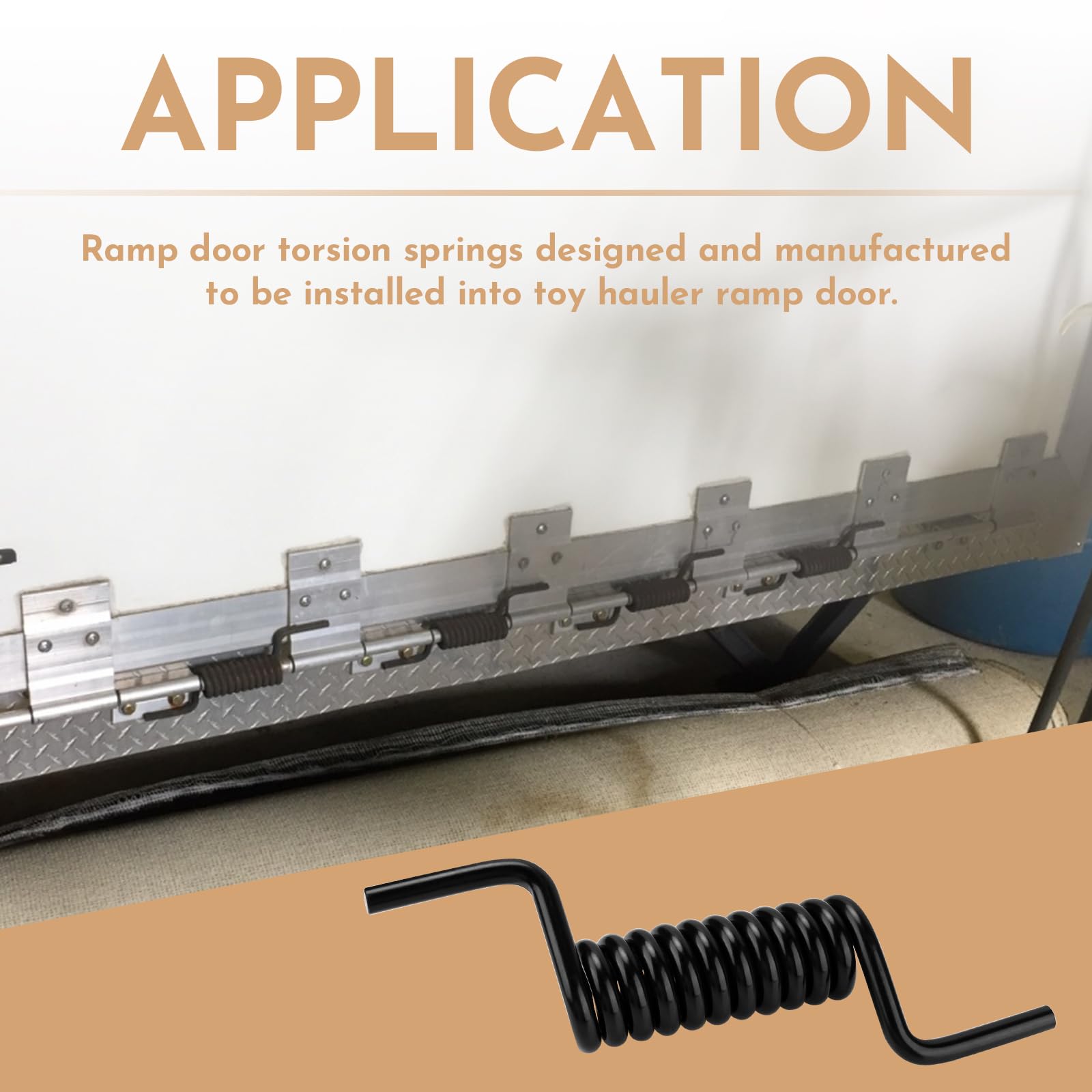 Ramp Door Spring For Toy Hauler, Medium Duty High Strength 173067 Replacement Hauler Ramp Gate Spring