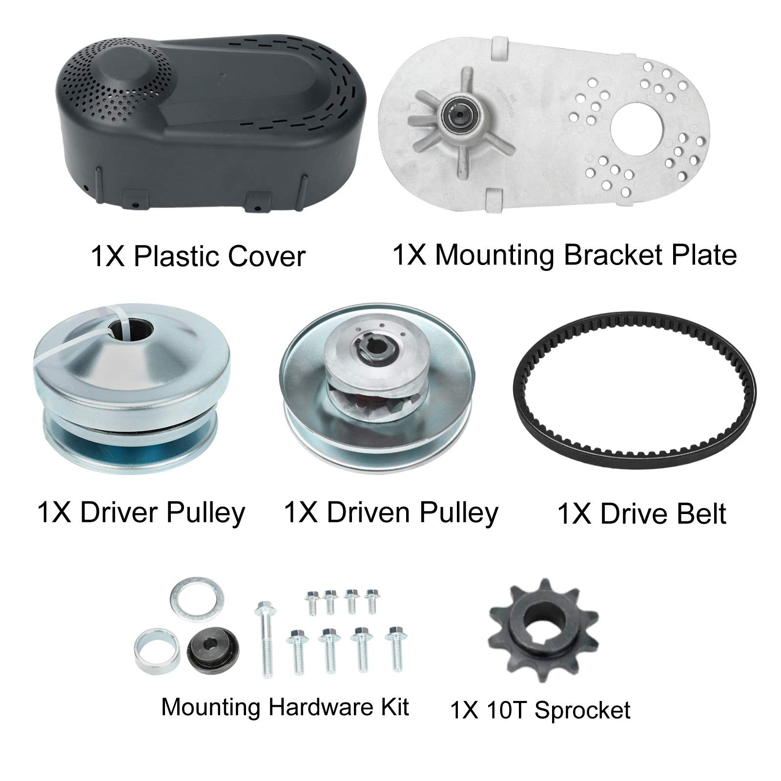 Blackhorse-Racing 1'' Go Kart Torque Converter Cvt Comet Clutch Go Kart Clutch Replaces Comet 219554A 203814A Tav2 30-75 Yerf Do