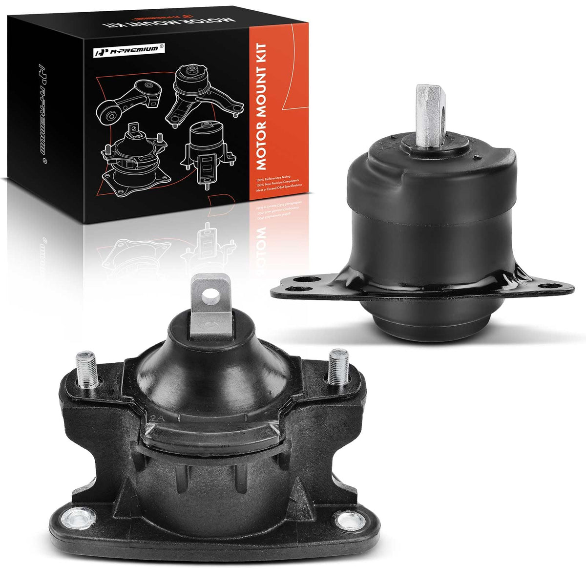 A-Premium 2PCS Engine Motor Mount Kit [DOHC] Compatible with Honda Accord 2013 2014 2015 2016 2017 L4 2.4L, Replace# 50830T2FA01