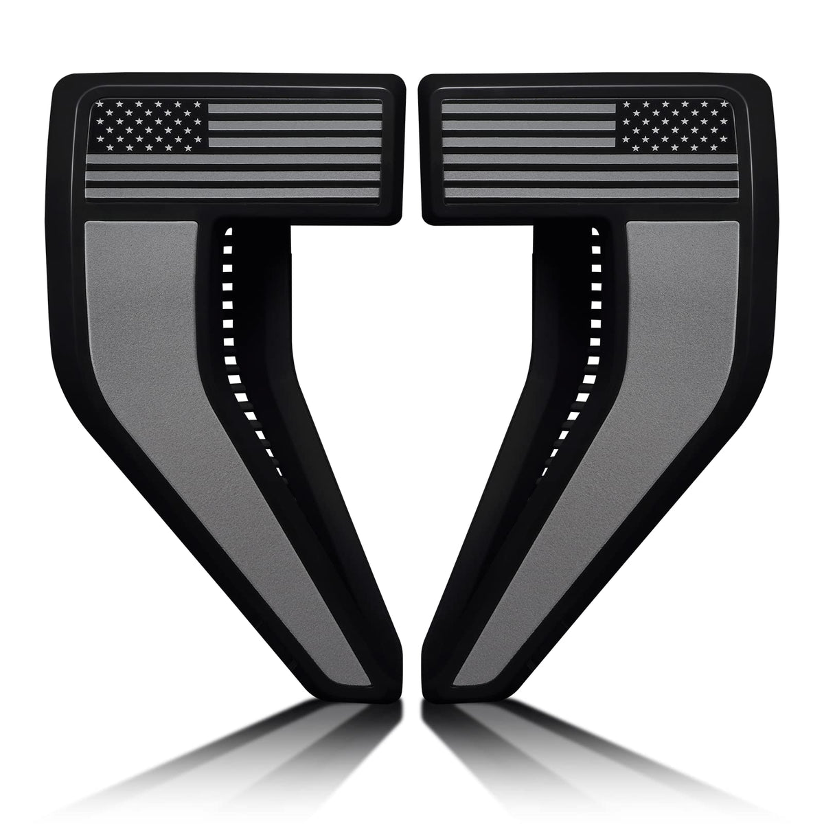 Fender Emblems for F150 2021-2024 Fender Vents Side Vent Cover Black Badges Fender Trim for F150 2022 2023 Accessories,1 Pair