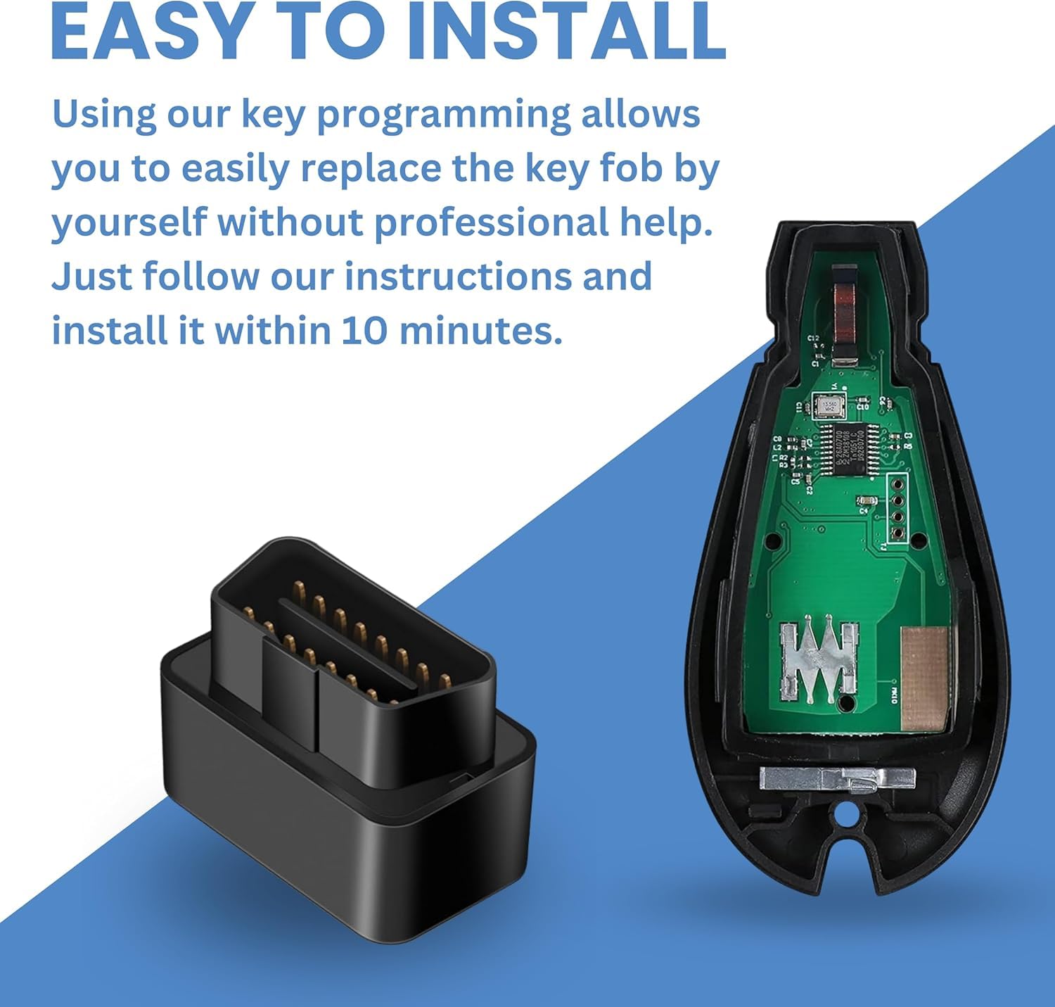 Key Fob FOBIK Replacement Compatible for Dodge Ram 1500 2500 3500 Truck Pickup 2009 2010 2011 2012 Journey Challenger Grand Cara