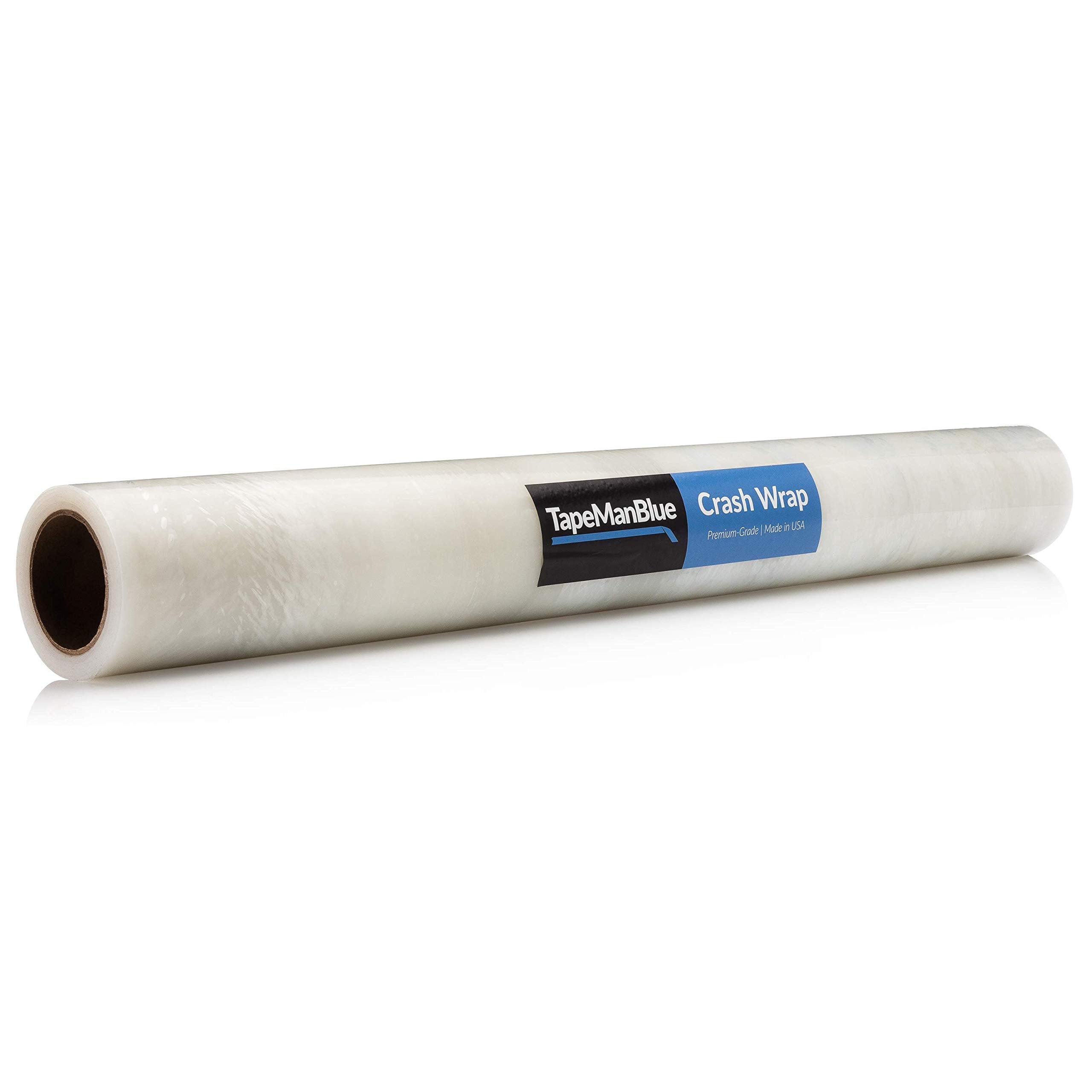 Tapemanblue Crash Wrap, 36 Inch X 200 Feet, Clear Collision Wrap For Cars