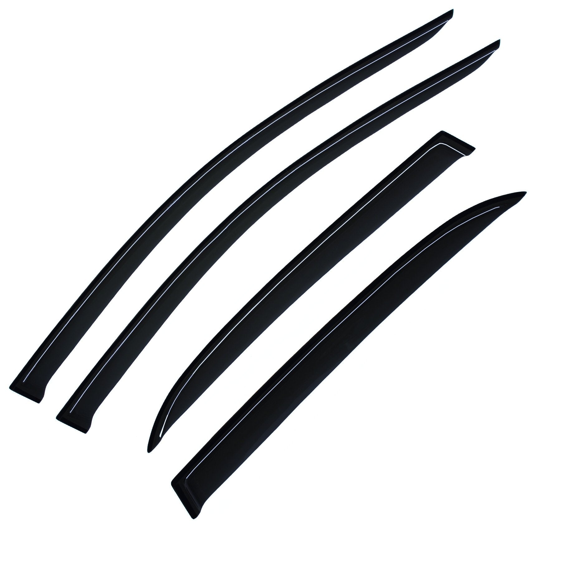 Gldifa Wind Deflector Compatible With 2003-2007 Honda Accord Sedan Sun/Rain Guard Window Visor 94943