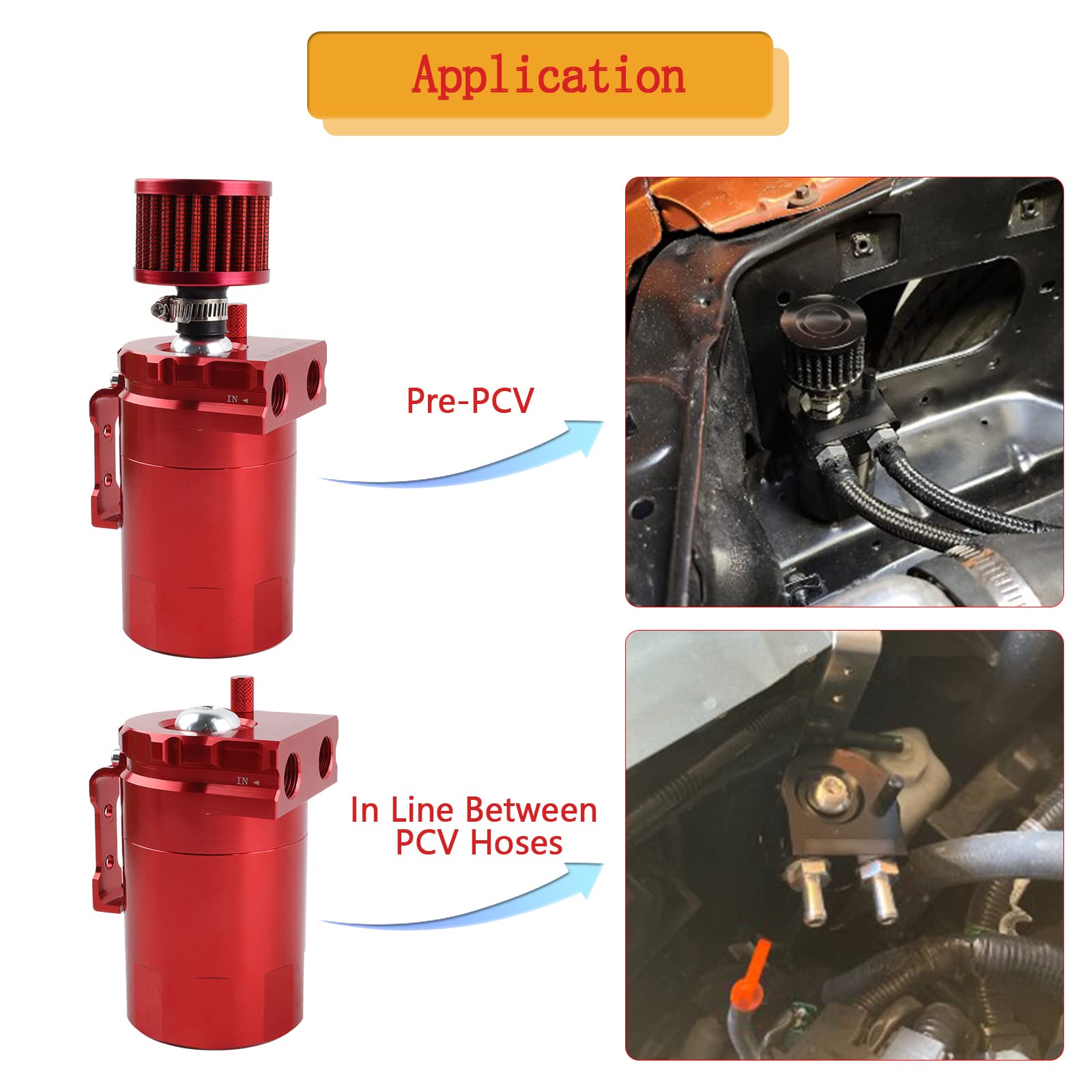 BAGARAATAN Universal Oil Catch Can Tank
