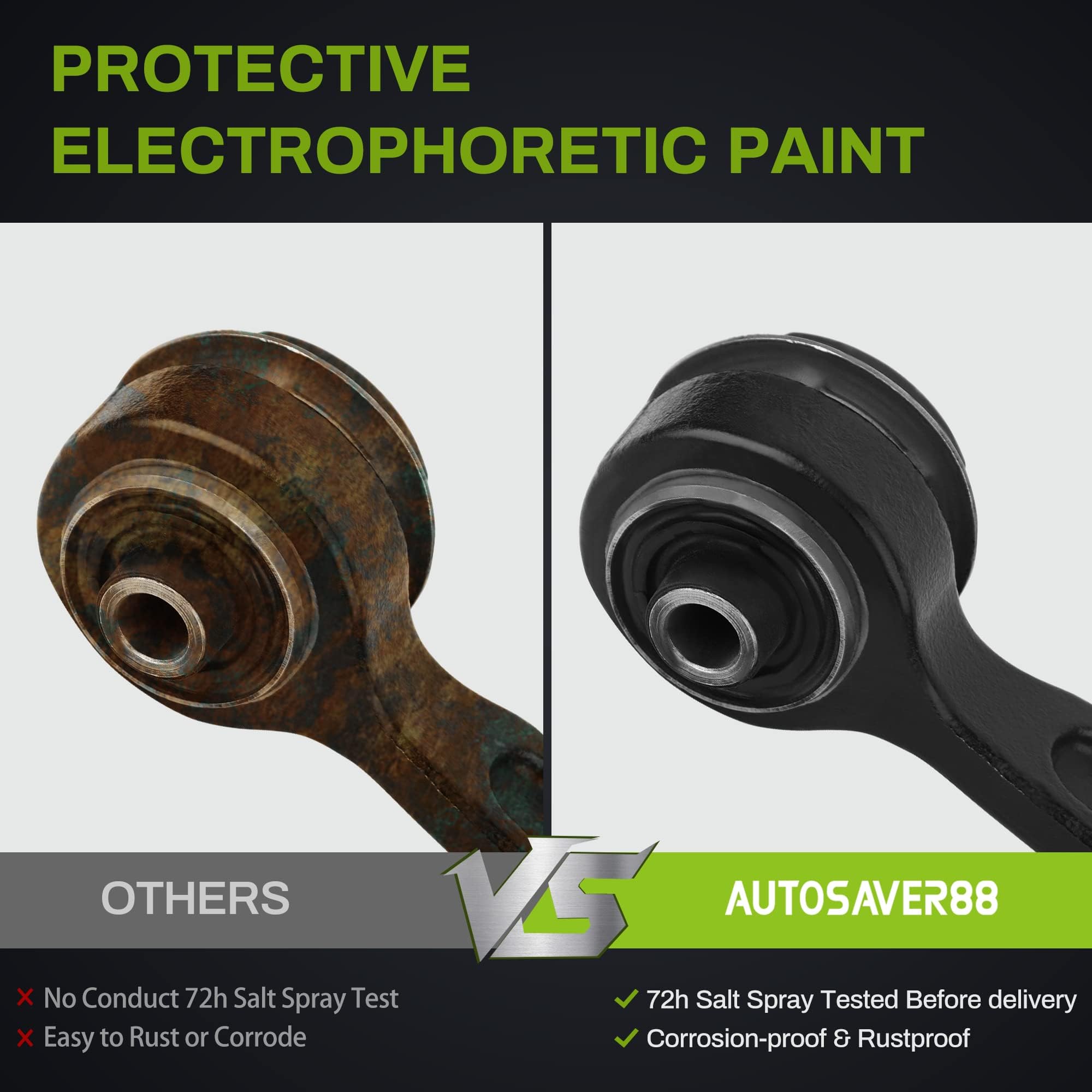 Autosaver88 Front Upper Control Arm Kit Compatible With 2006-2008 Lincoln Mark Lt - 4Wd, 2005-2008 Ford F-150 Only