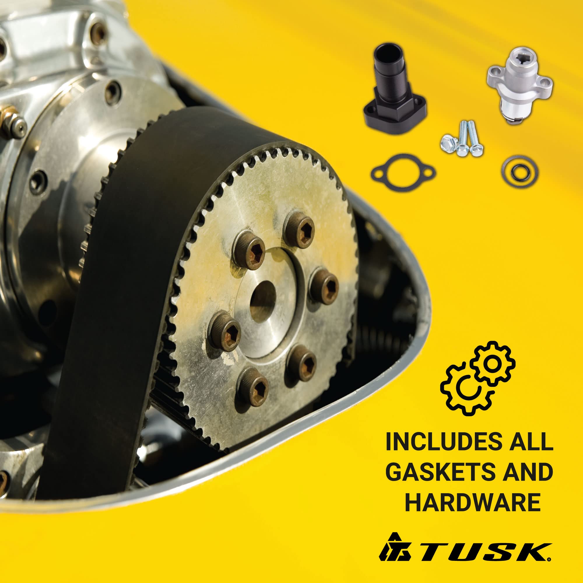 Tusk Automatic Cam Chain Tensioner Kit Black Anodized For Polaris Rzr Xp 4 1000 2014-2016