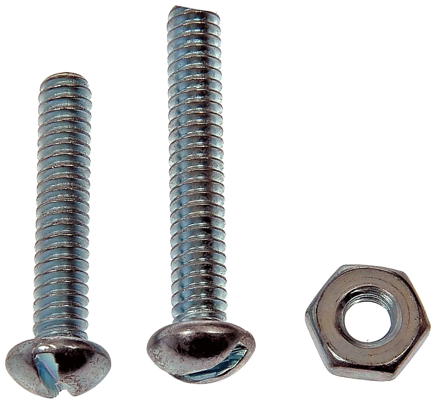 Dorman 784-602: Stove Bolt With Nuts - 3/16-24 In. X 1 In./1-1/4In.