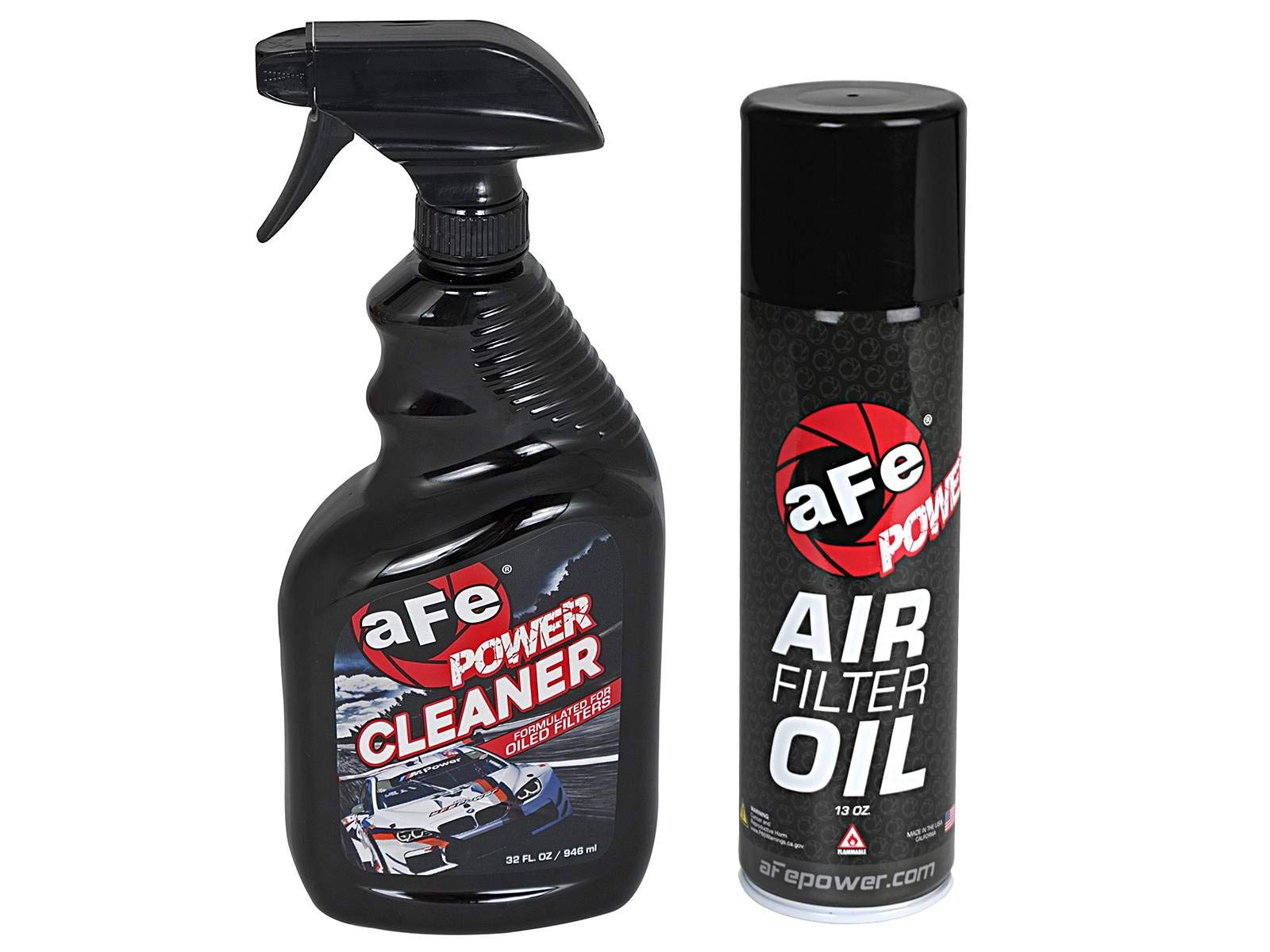 Afe Power Air Filter Large Restore Kit: 32Oz Filter Cleaner And 13Oz Aerosol Filter Oil - Blue, Restores Pro 5R Engine Air Filters, #90-51101L