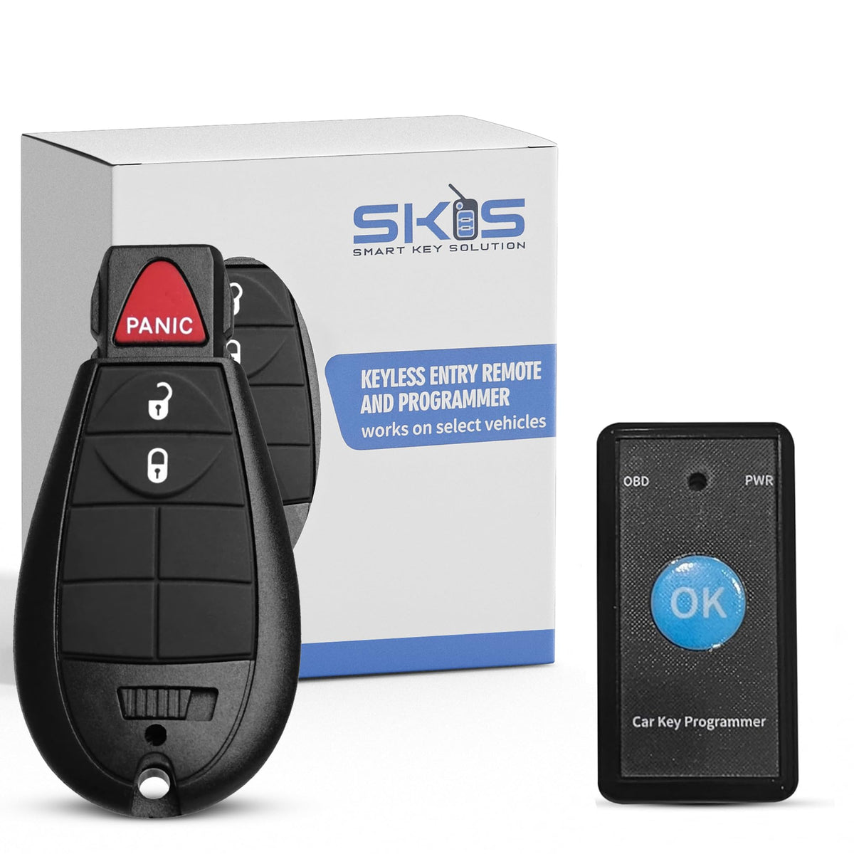 Key Fob FOBIK Replacement Compatible for Dodge Ram 1500 2500 3500 Truck Pickup 2009 2010 2011 2012 Journey Challenger Grand Cara