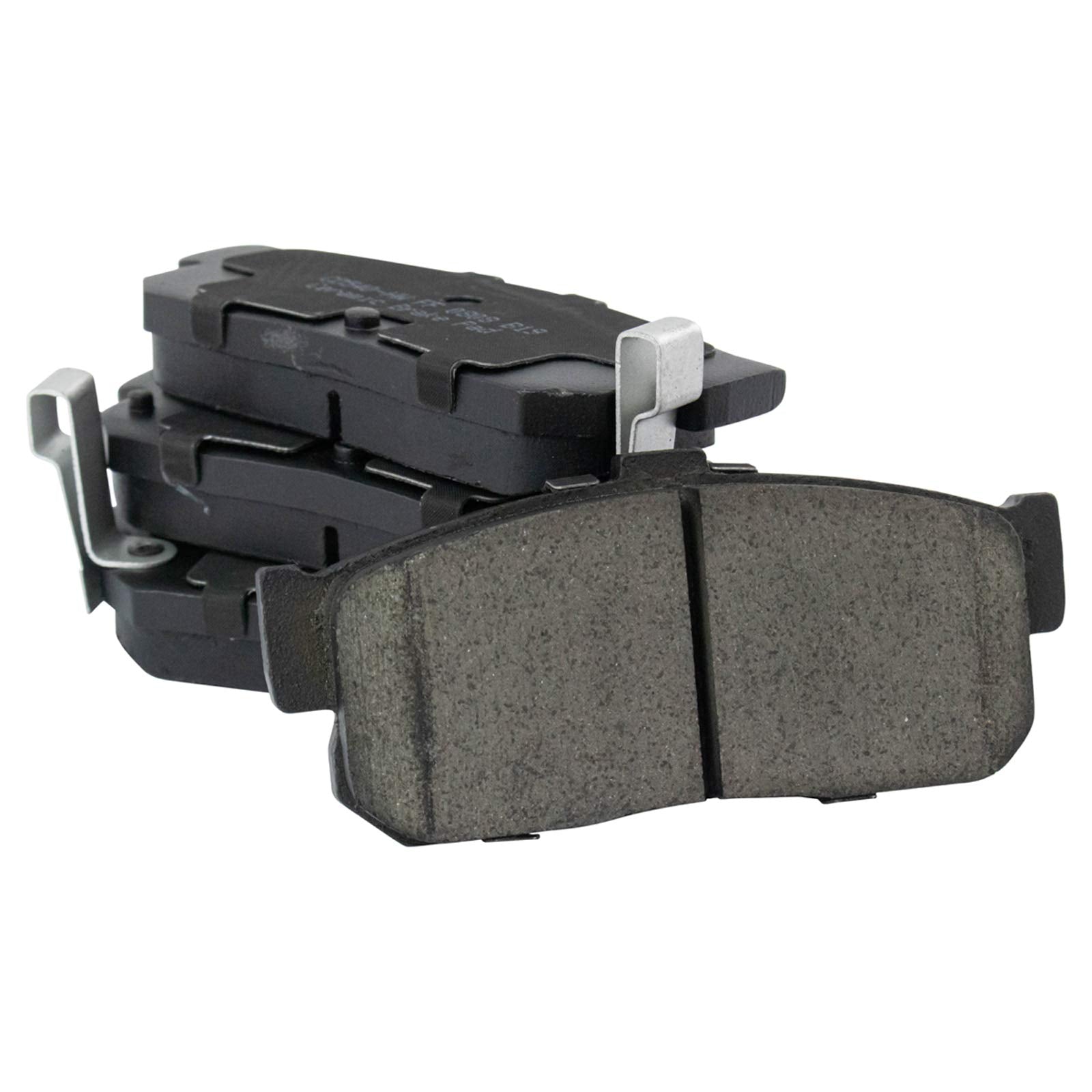 Trq Front And Rear Brake Pad & Rotor Kit Brake Pads Brake Rotor Ceramic Compatible With 1999-2001 Infiniti G20 1993-2001 Nissan