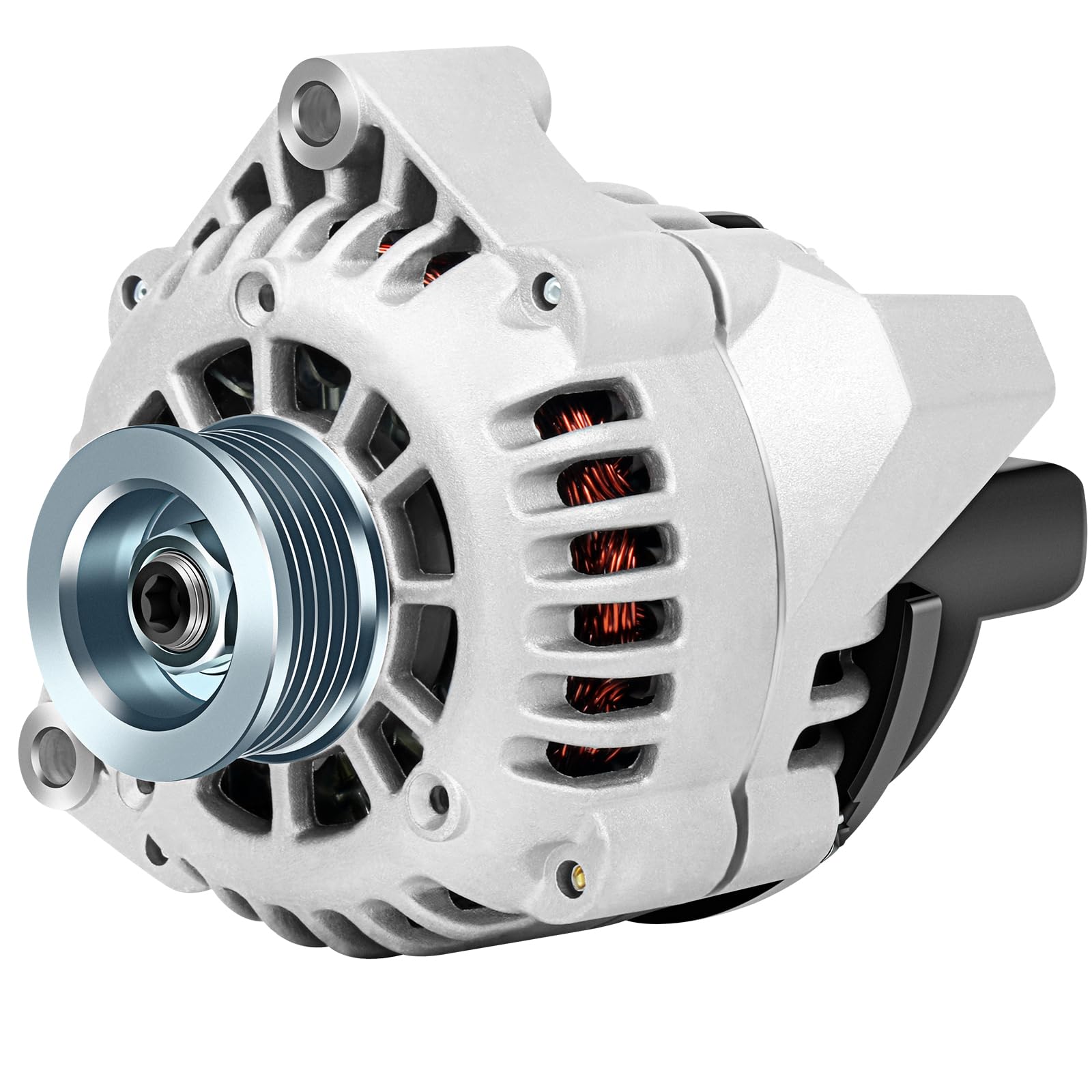 SCITOO Alternator Fits for Chevy for Camaro and for Pontiac Firebird 5.7L SS Small Block for Chevy 350 1998 1999 2000 2001 2002-