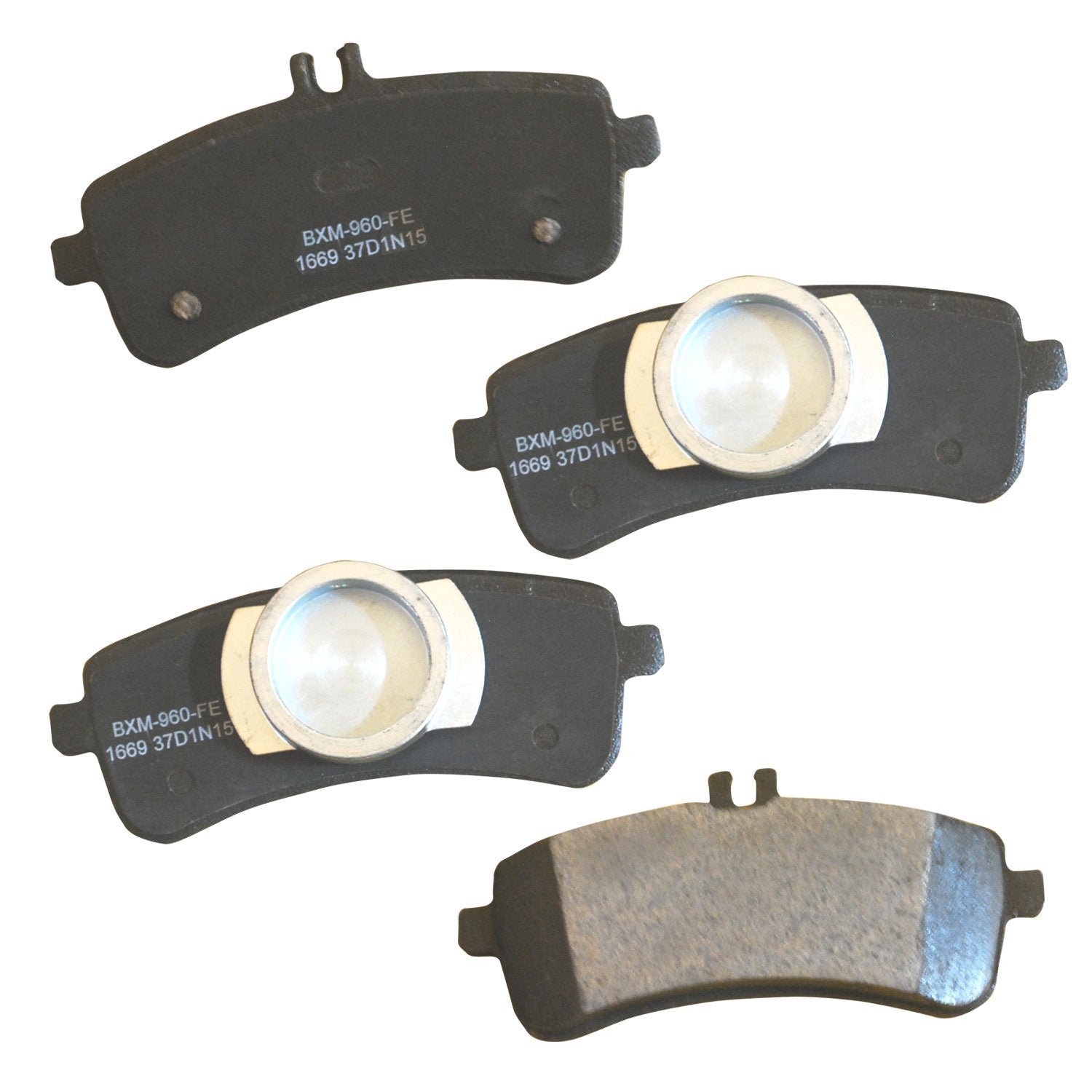 Bendix Premium Sbm1669 Semi-Metallic Rear Brake Pads For Mercedes-Benz Sl63 Amg 2019-2013, Sl65 Amg 2018-2014