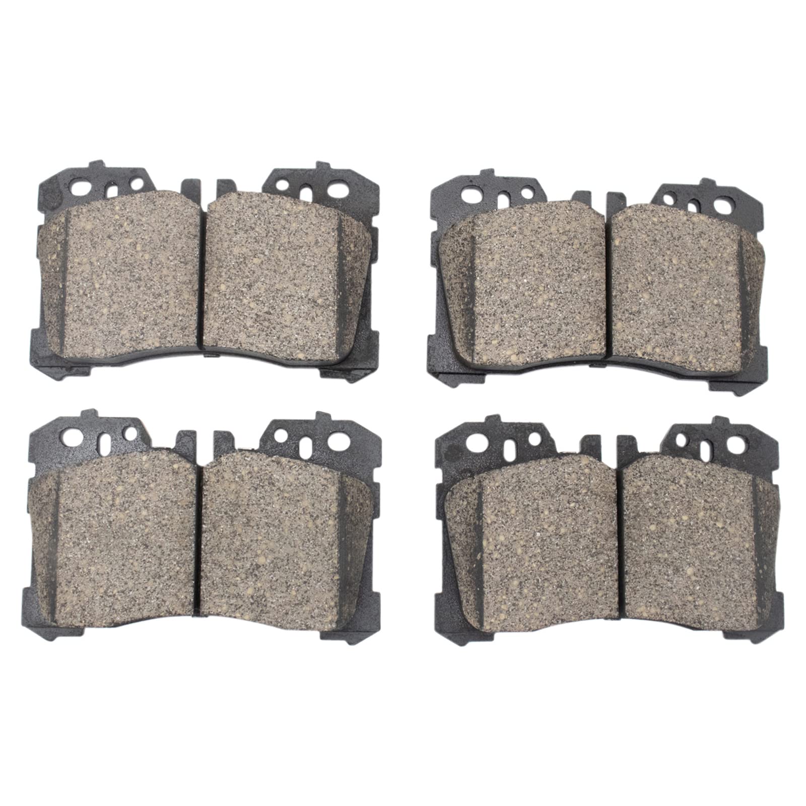 TRQ Front Brake Pads Ceramic Compatible with 2007-2017 Lexus LS460 2018-2019 LS500 LS500h 2008-2016 LS600h