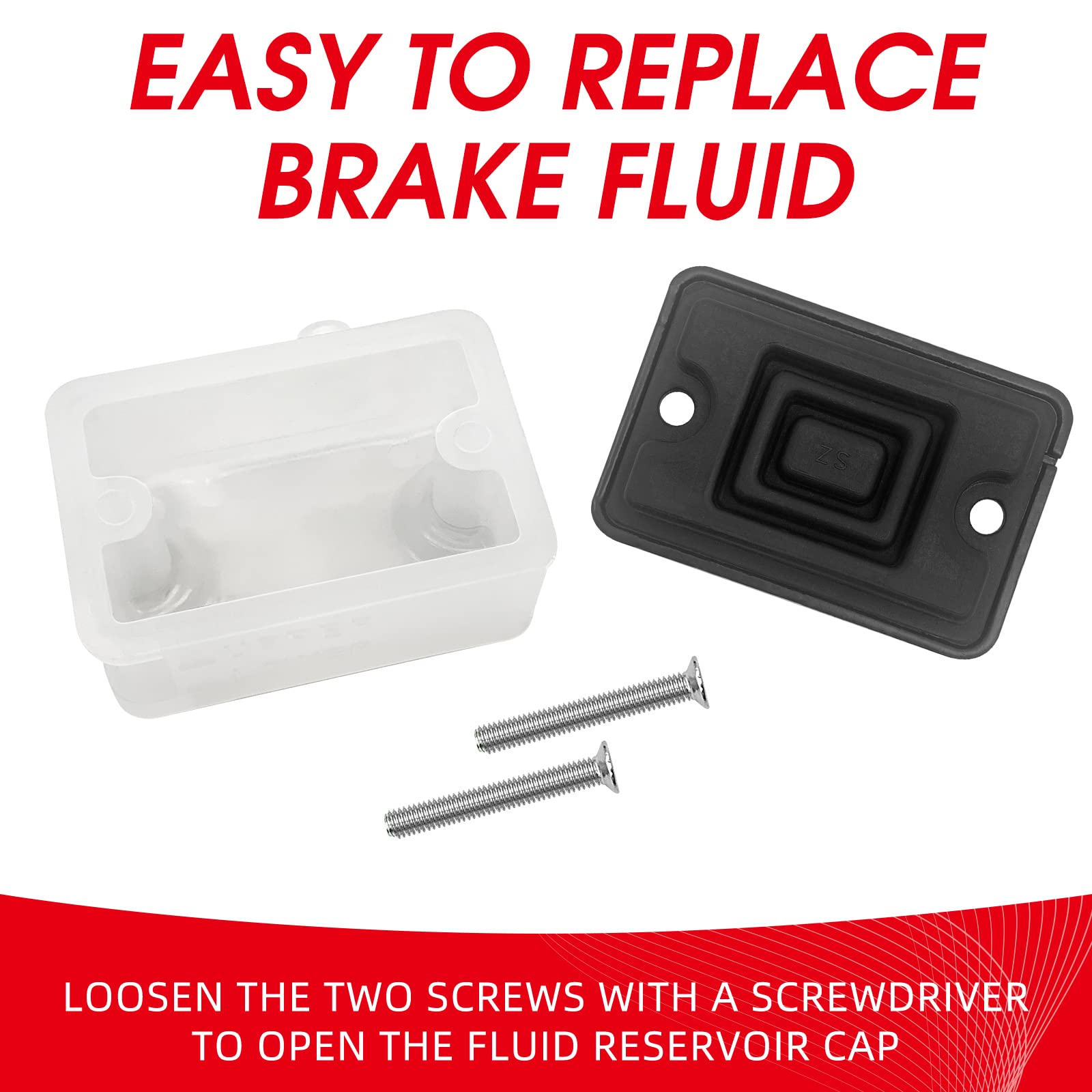 Rear Brake Master Cylinder Fluid Reservoir Oil Cup Motorcycle Fluid Bottle For Honda Atc 200 250 350 Trx 250 300 Fourtrax Sportr