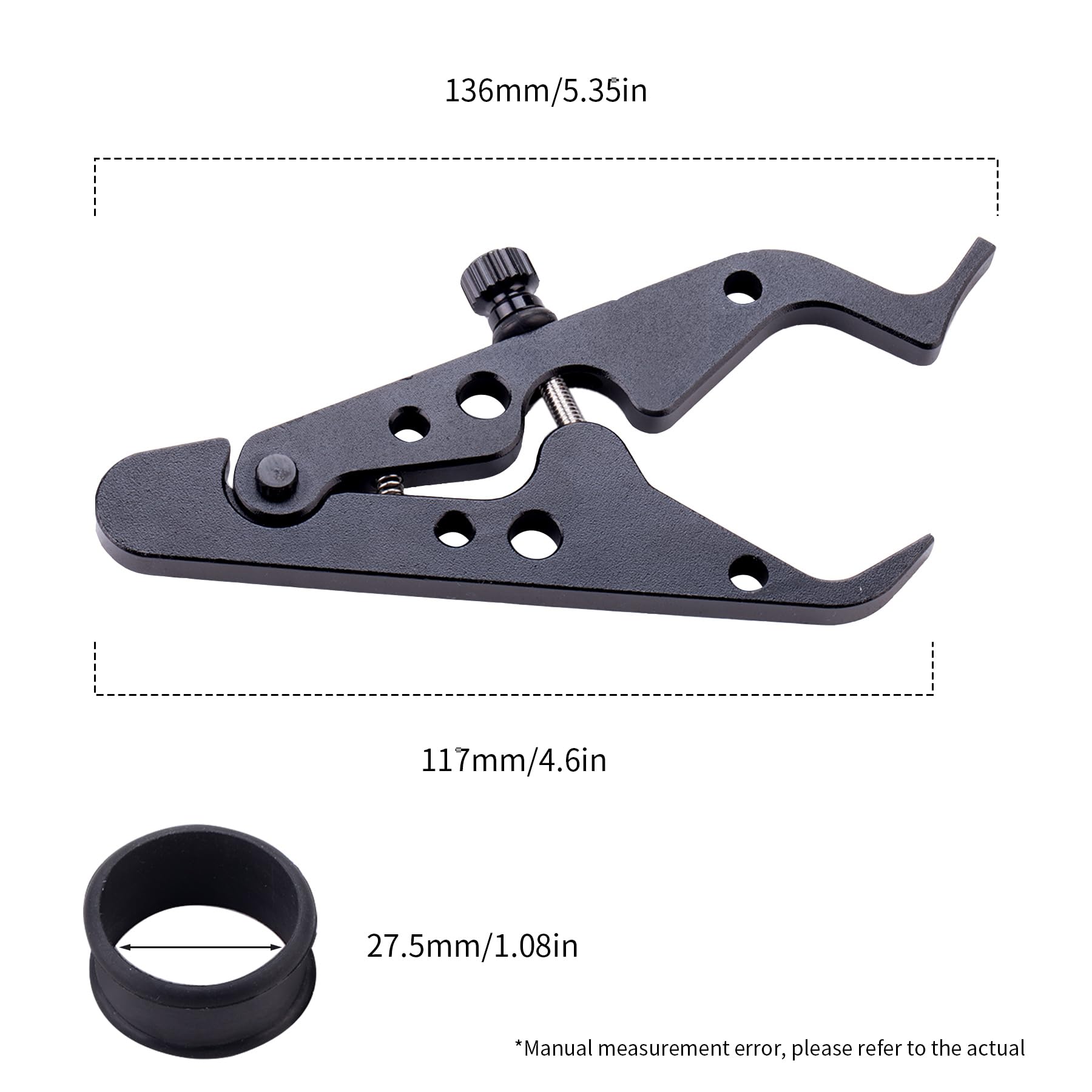 Mrelc Motorcycle Cruise Control, Motorcycle Throttle Lock, Universal Lightweight Hand Grip Lock Clamp,Throttle Assist Wrist, With Silicone Ring Protect Throttle Control System For Most Atv Motorcycle