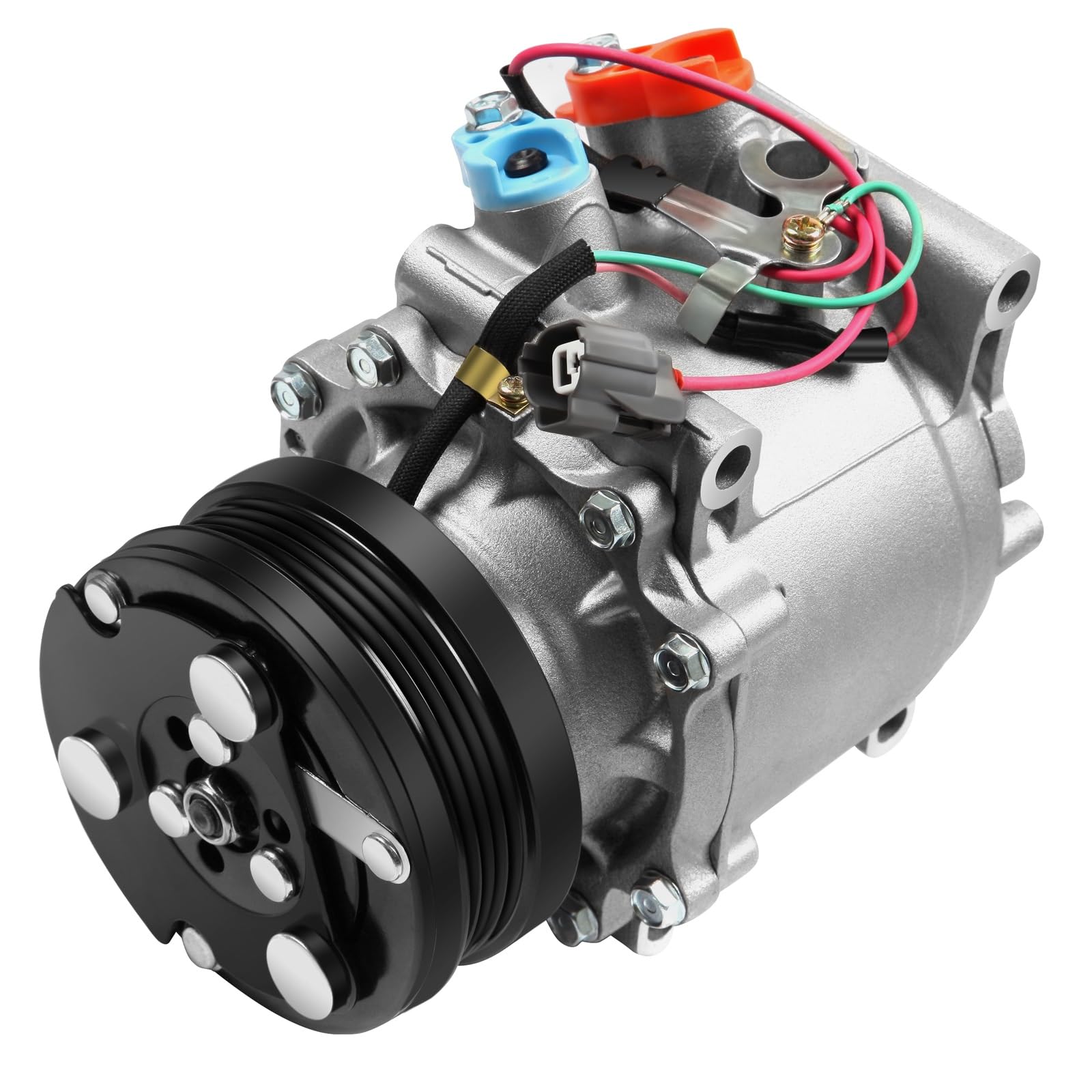 cciyu Air Conditioning Compressor Replacement for Honda Civic CR-V 1.5L 1994-2001 Replaces AC Compressor for Car 4 Grooves TRS09