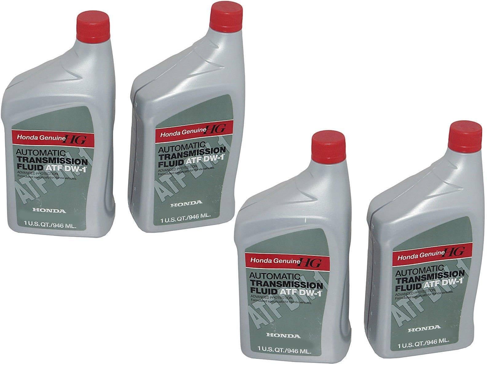 Honda Automatic Transmission Fluid 4 Pack - 1 QT (946 ML) - FBA_08200-9008 - High-Performance Oil for Smooth Gear Shifting