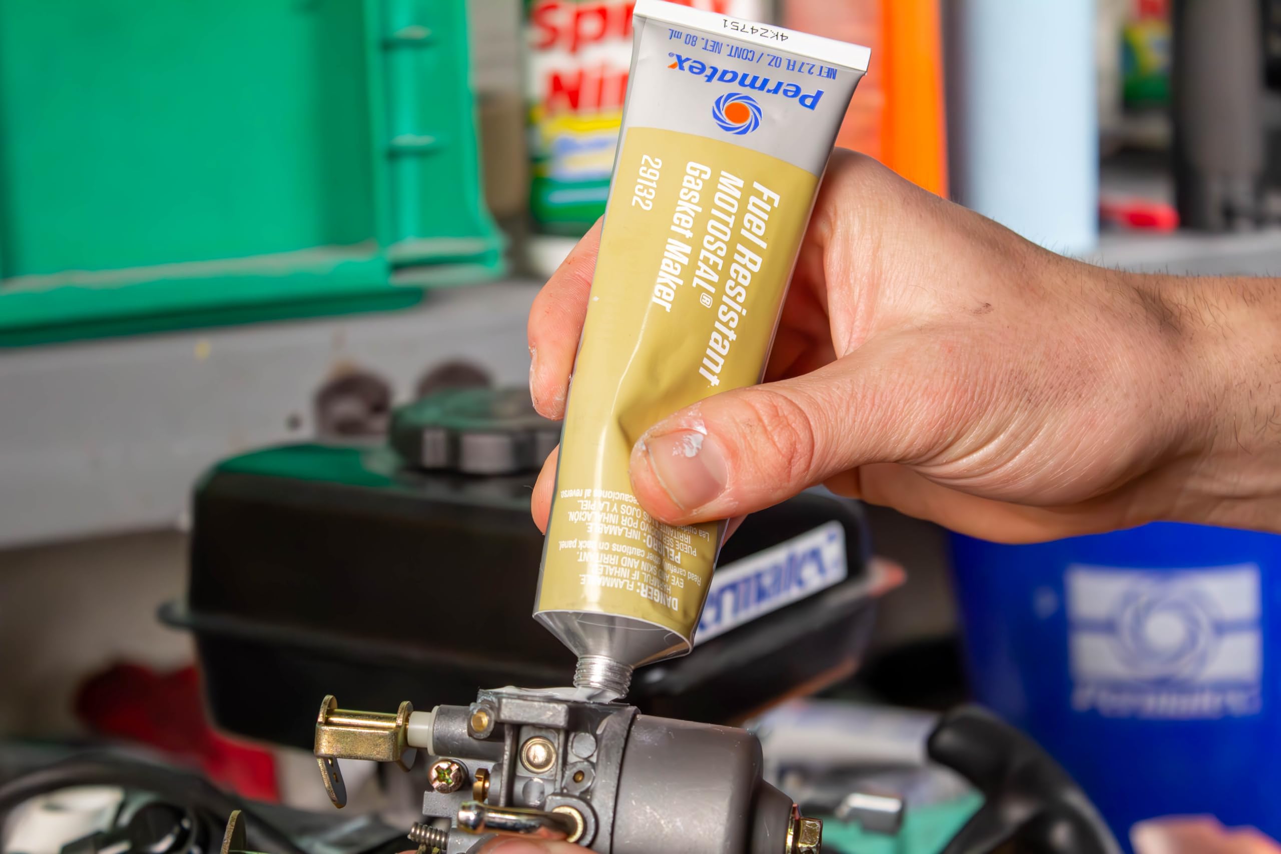 Permatex 29132-6PK MotoSeal 1 Ultimate Gasket Maker Grey, 2.7 oz. (Pack of 6)