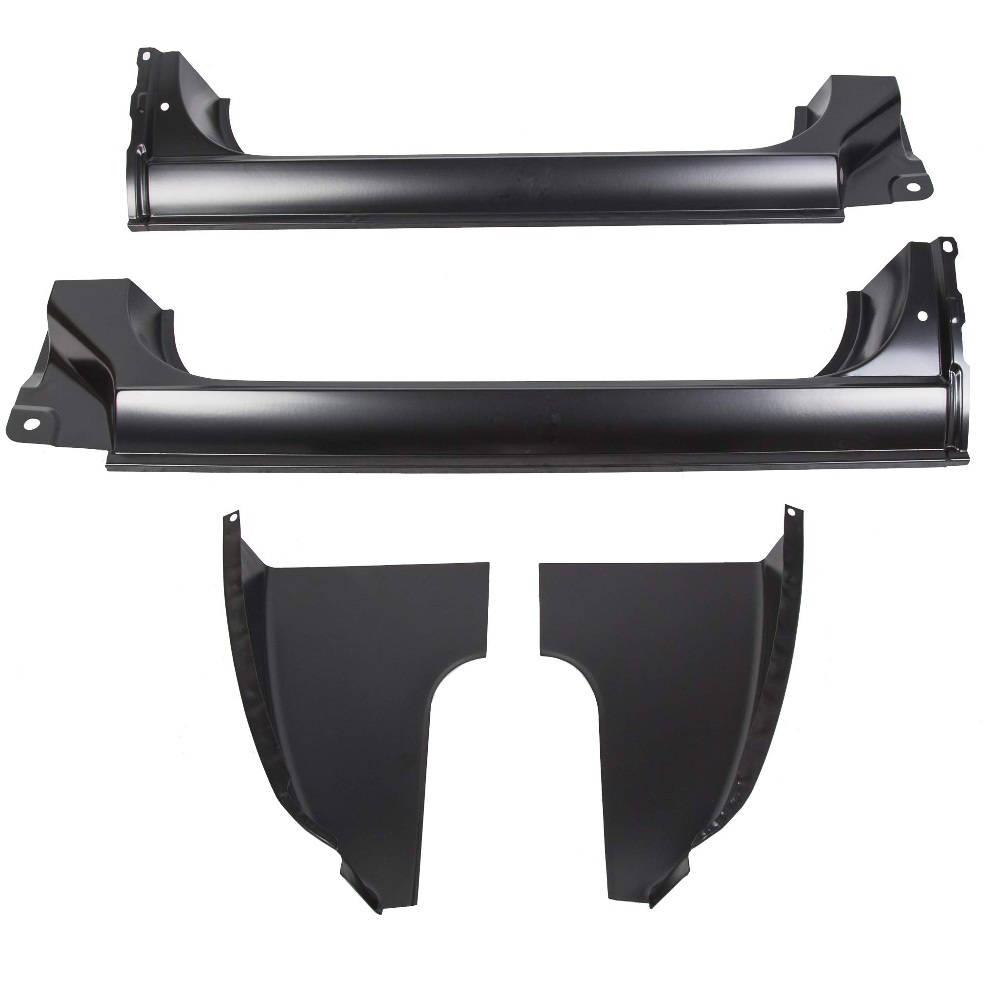 Ecotric Cab Corner & Rocker Panel 4 Pc Kit Compatible With 1973-1987 Gmc C10 K10 Truck Lh/Rh
