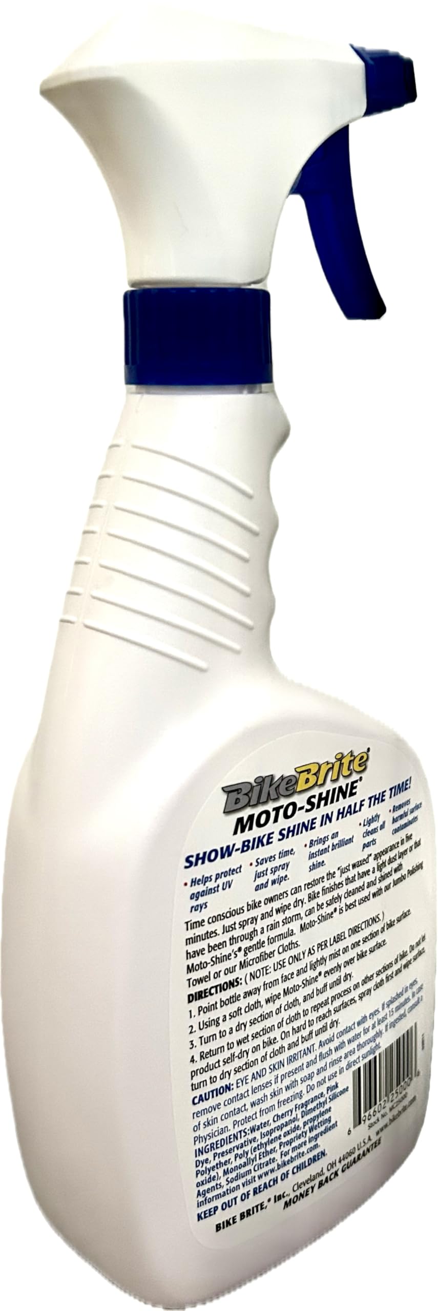 Bike Brite Moto Shine Motorcycle Cleaner, 32 fl. oz., Pink, Model MC25000