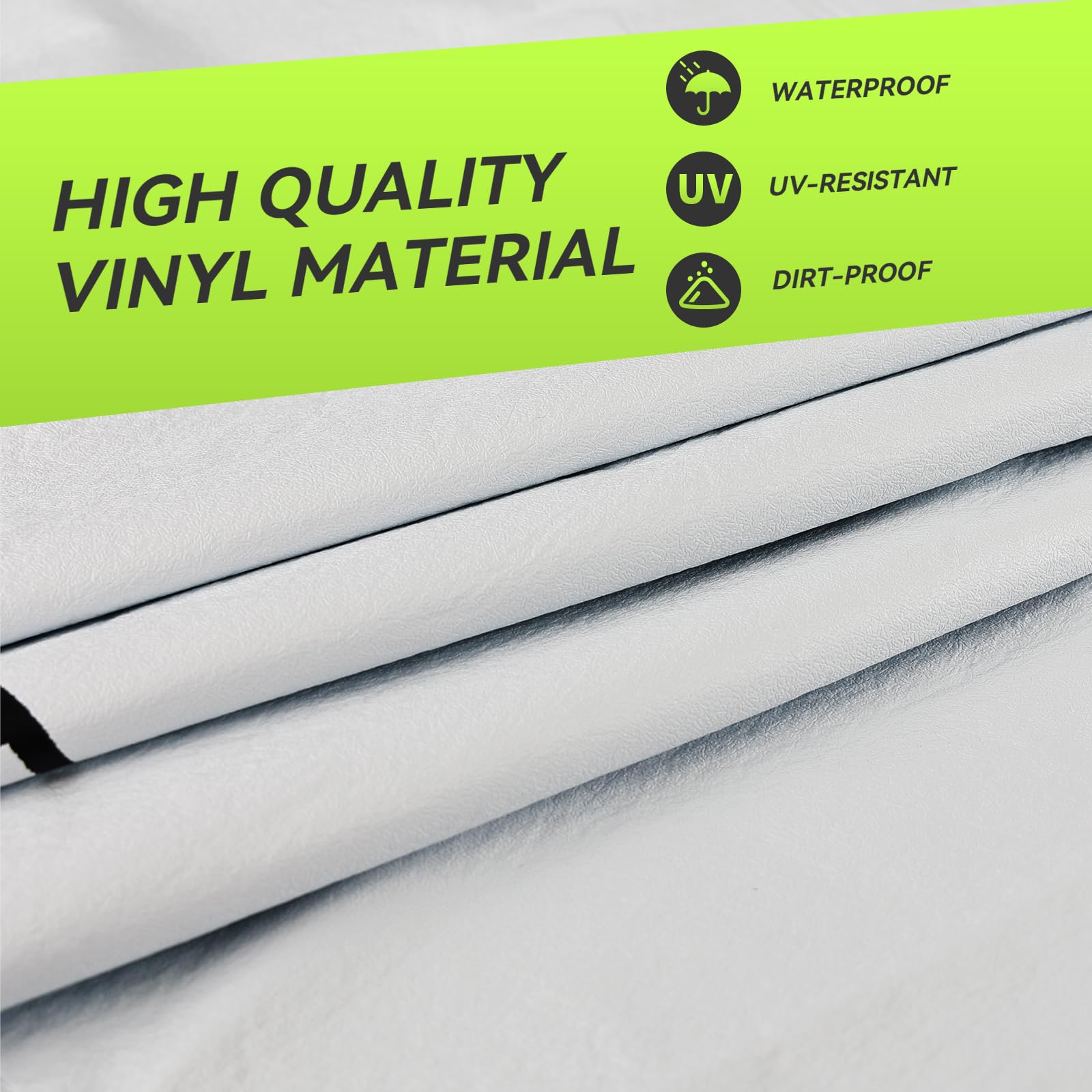 Rvmate Rv Tire Covers, Dual Axle Wheel Cover (2 Pack) Fits 27''-30'' Diameter Tires, Waterproof Anti-Uv White Dual Tire Covers R