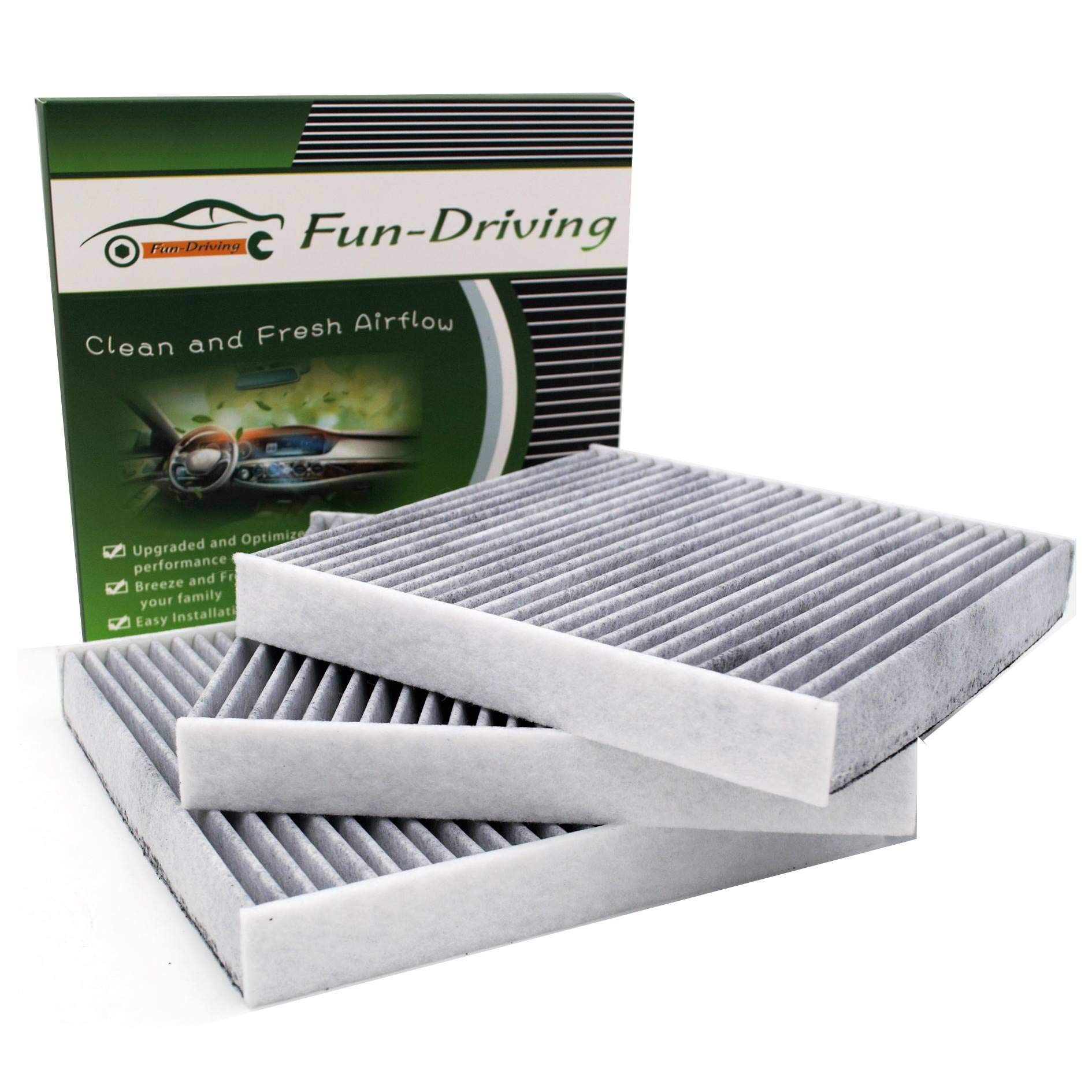 3 Pack Fd182 Cabin Air Filter For Civic,Cr-V,Cr-Z,Fit,Hr-V,Insight,Replace Cf11182,Cp182,80292-Tf0-G01