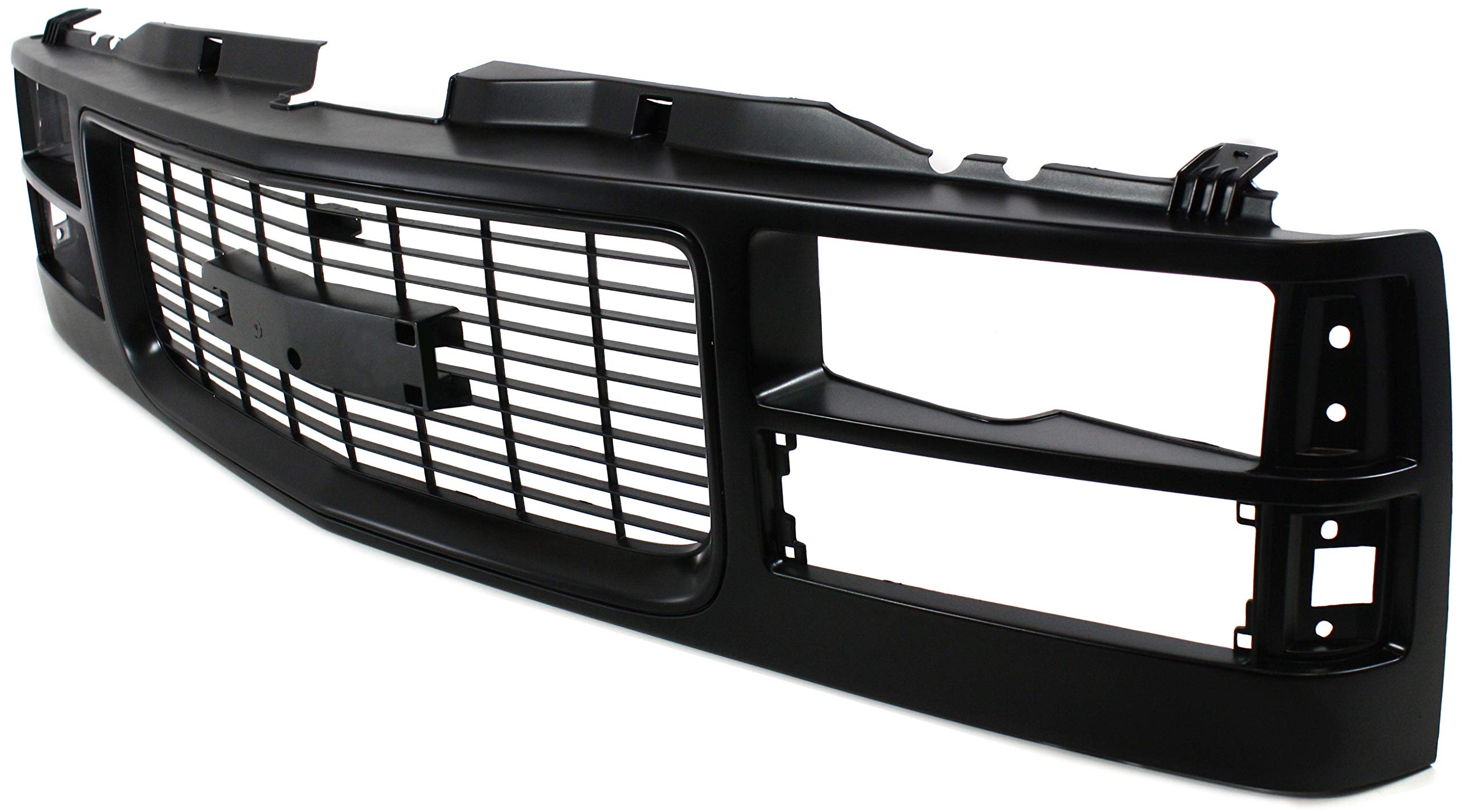 Garage-Pro Grille Assembly Cross Bar Insert - Black Plastic Compatible with 1994-2000 GMC C2500 C3500 K2500 K3500, Suburban Models