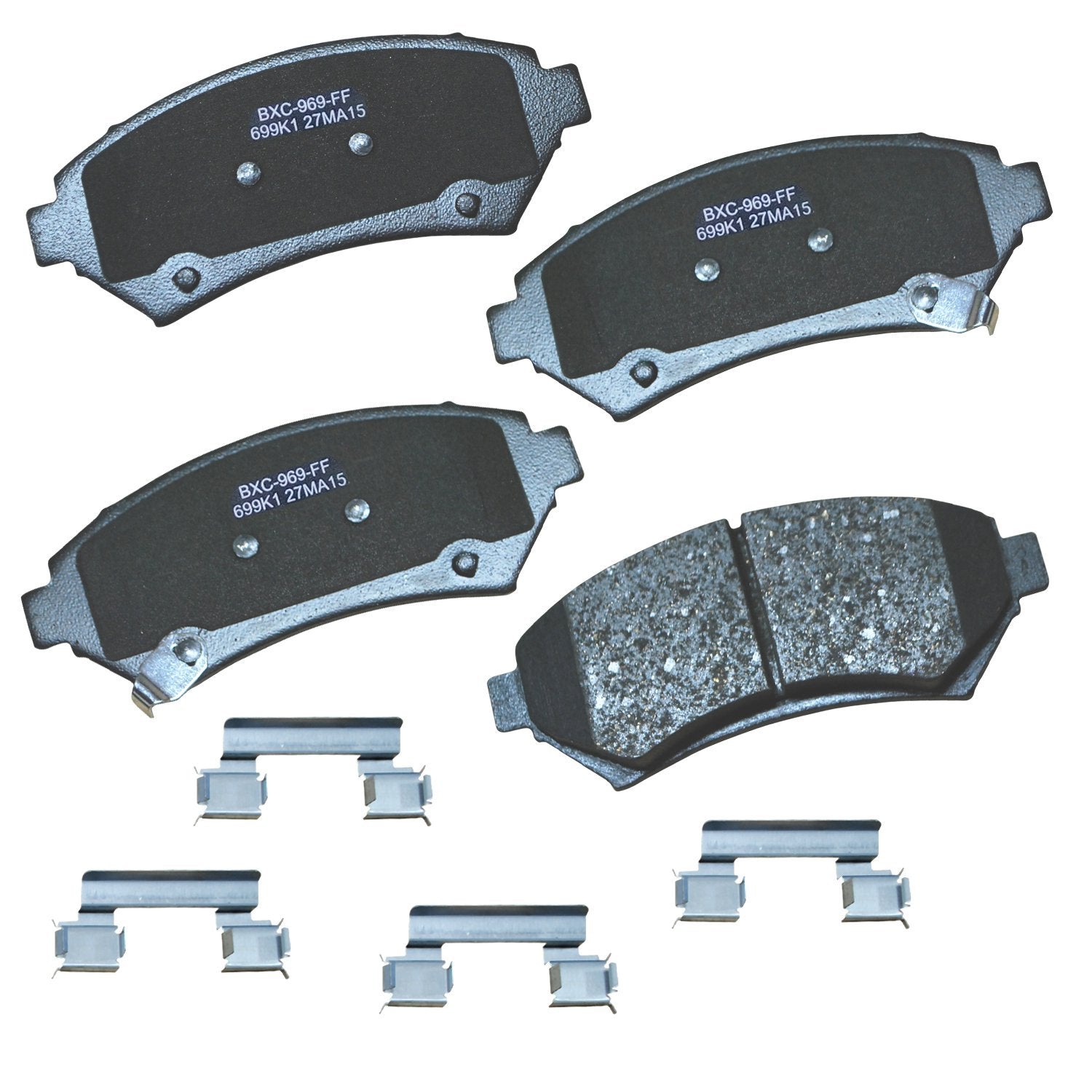 Bendix Premium Sbc699K1 Front Brake Pads For Century,Lesabre,Park Avenue,Regal,Riviera,Deville,Eldorado,Seville,Impala,Monte Car